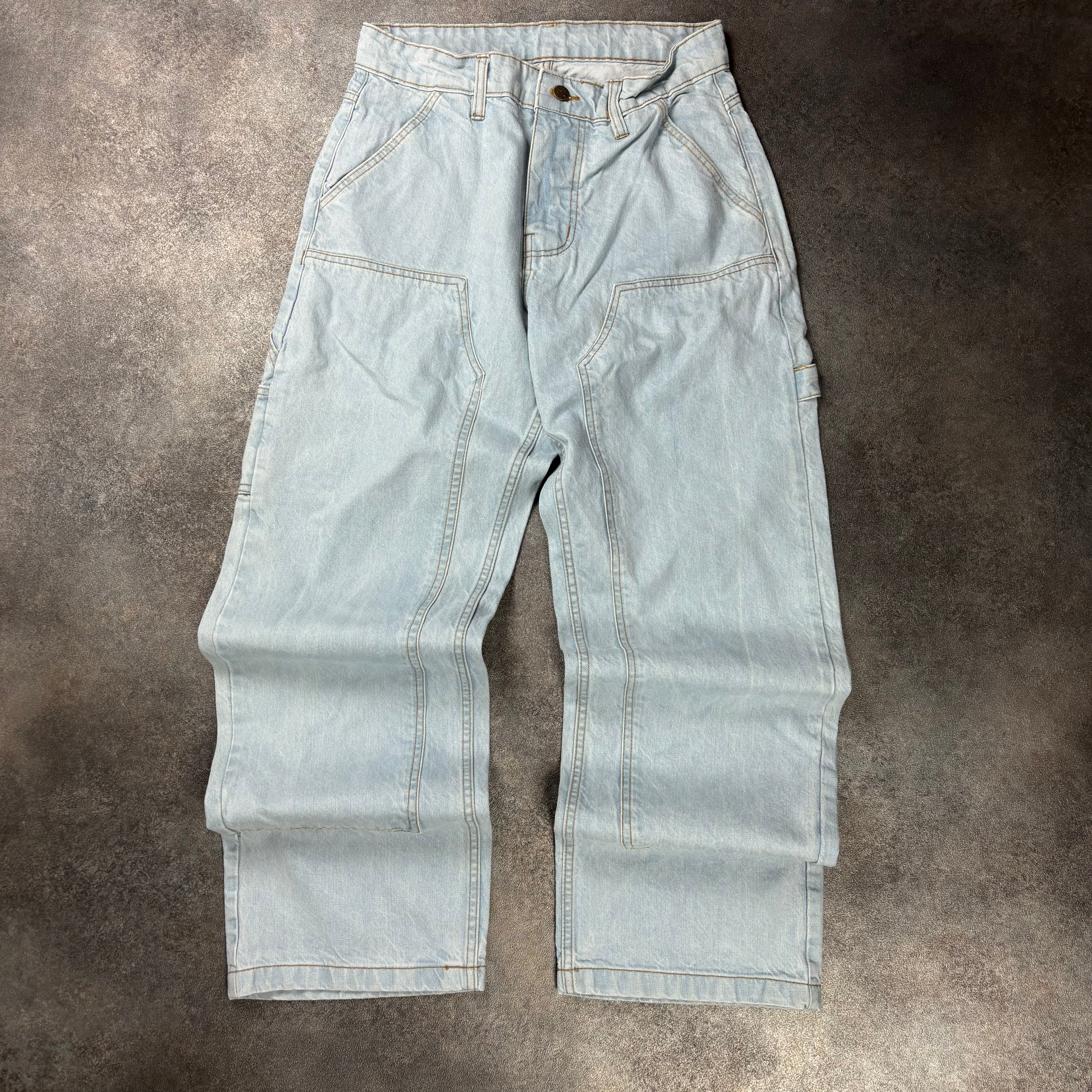 CARHARTT OG DOUBLE KNEE JEANS - LIGHT BLUE