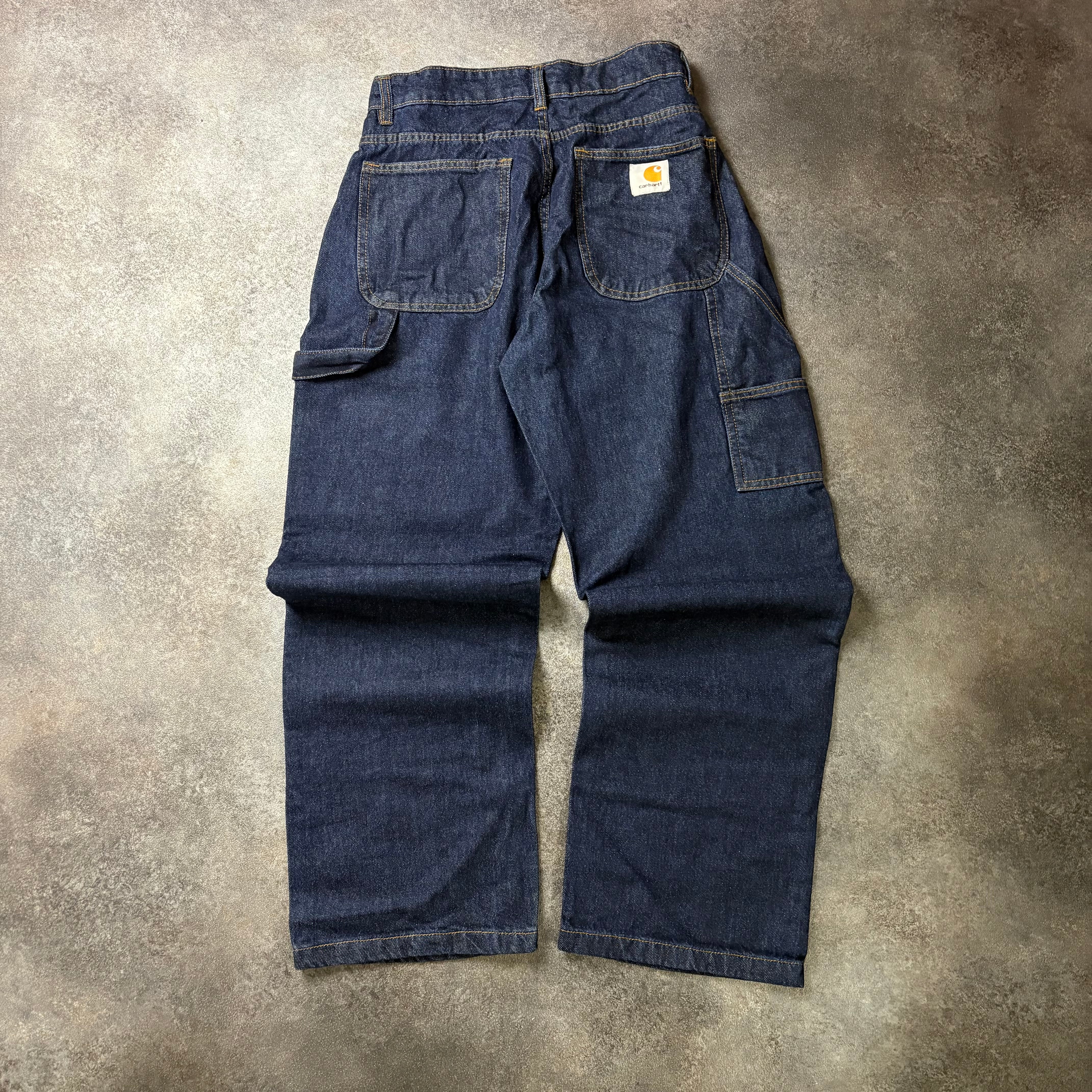 CARHARTT OG DOUBLE KNEE JEANS - DARK BLUE