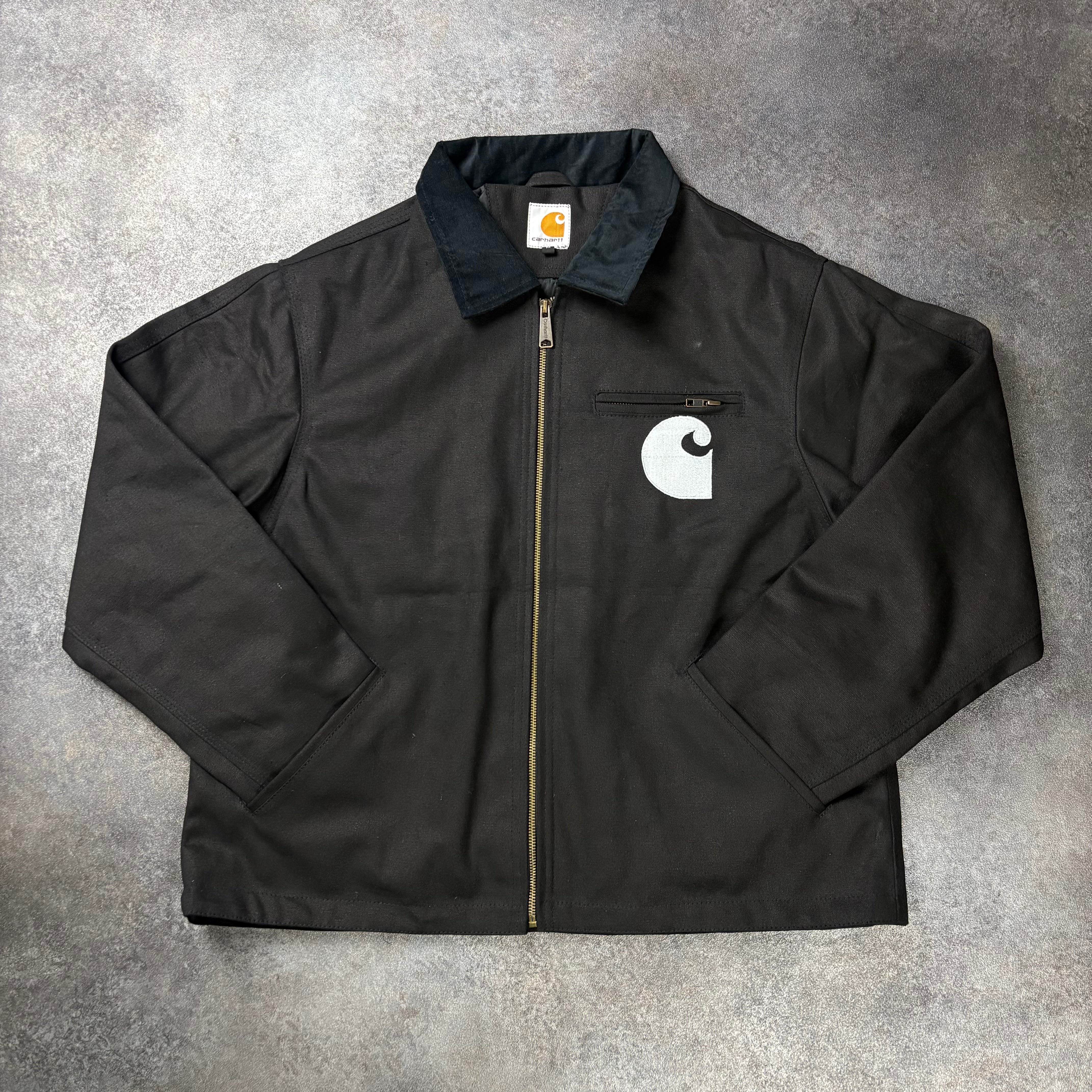 CARHARTT DETROIT ''BIG C LOGO'' - BLACK/WHITE