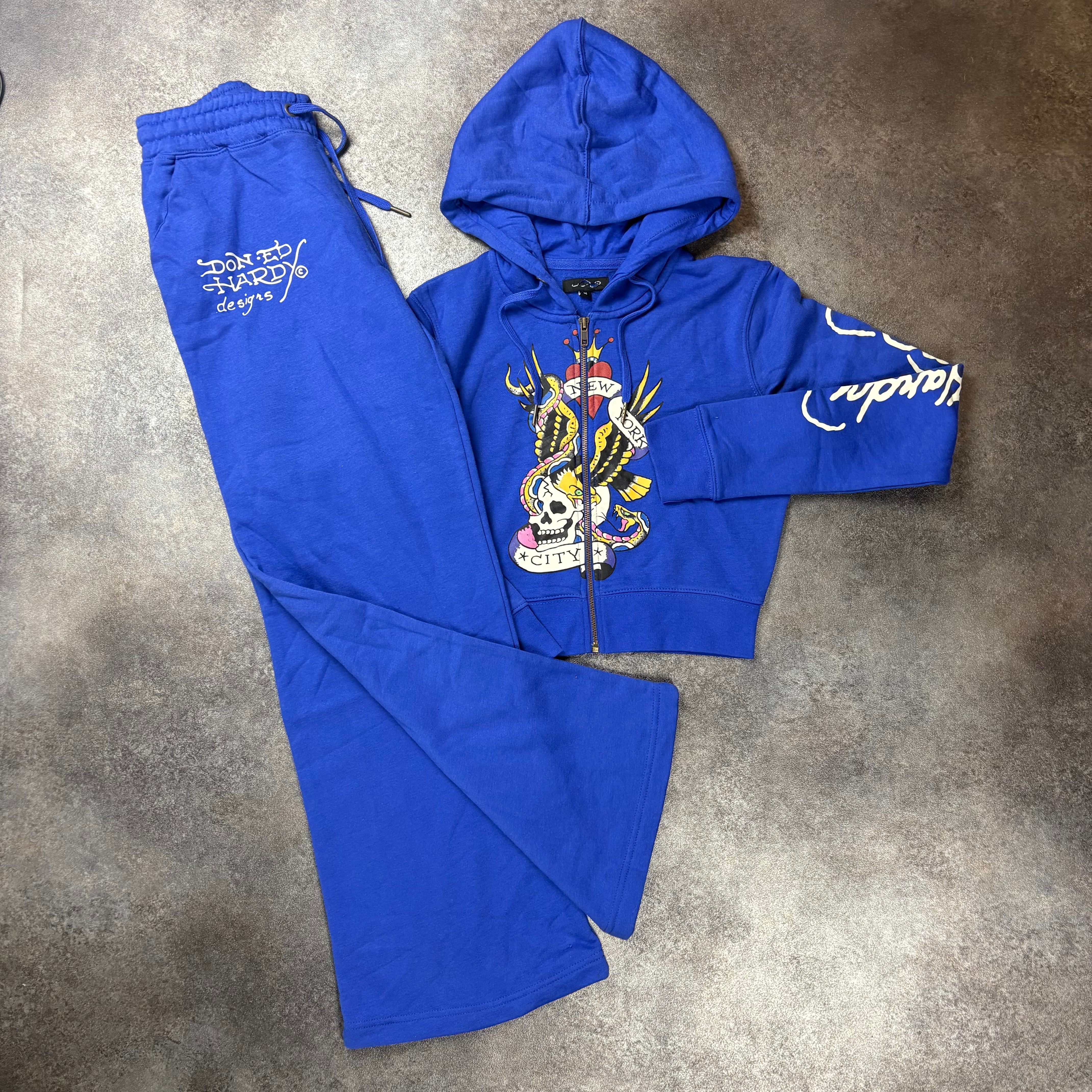 ED HARDY TRACKSUIT - BLUE