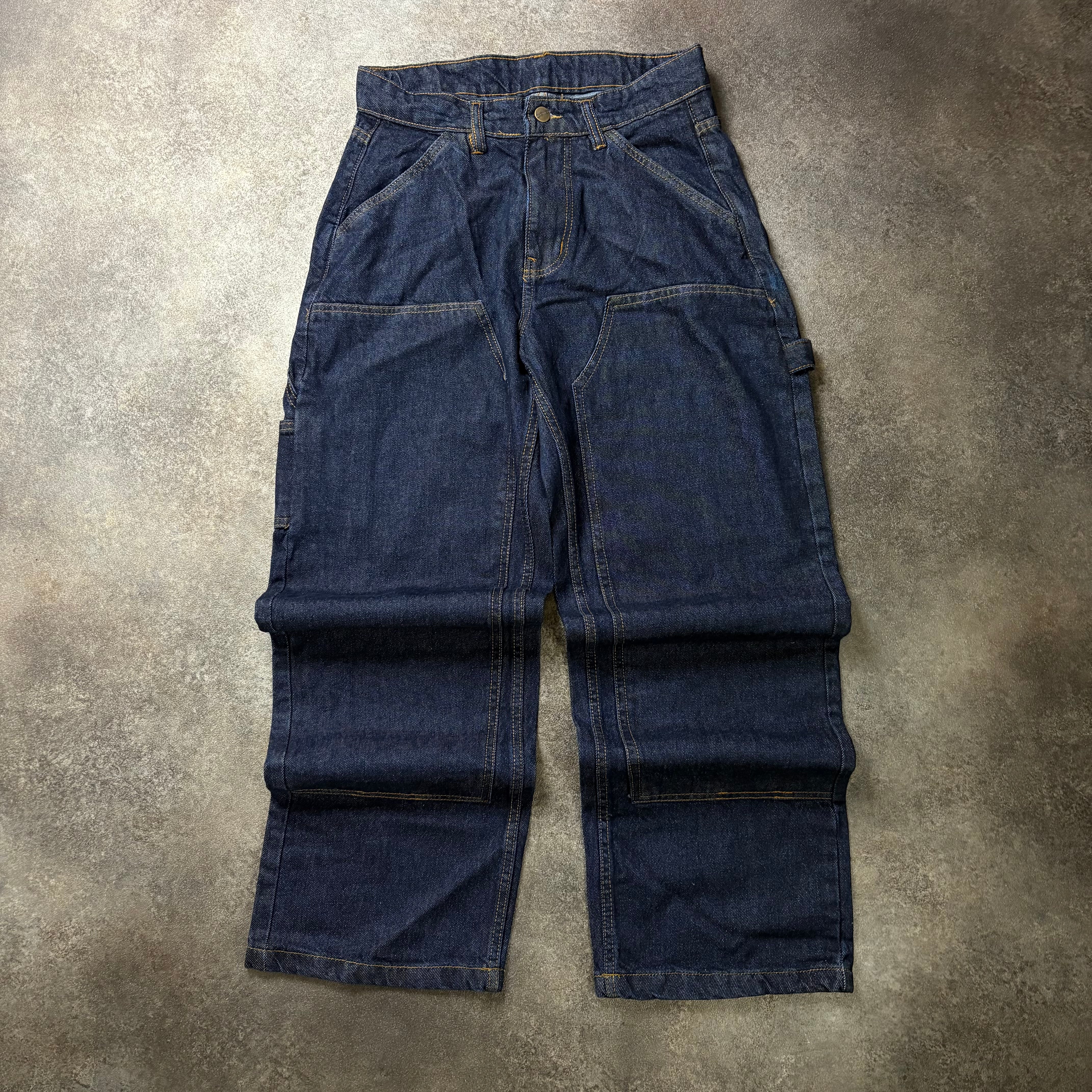 CARHARTT OG DOUBLE KNEE JEANS - DARK BLUE