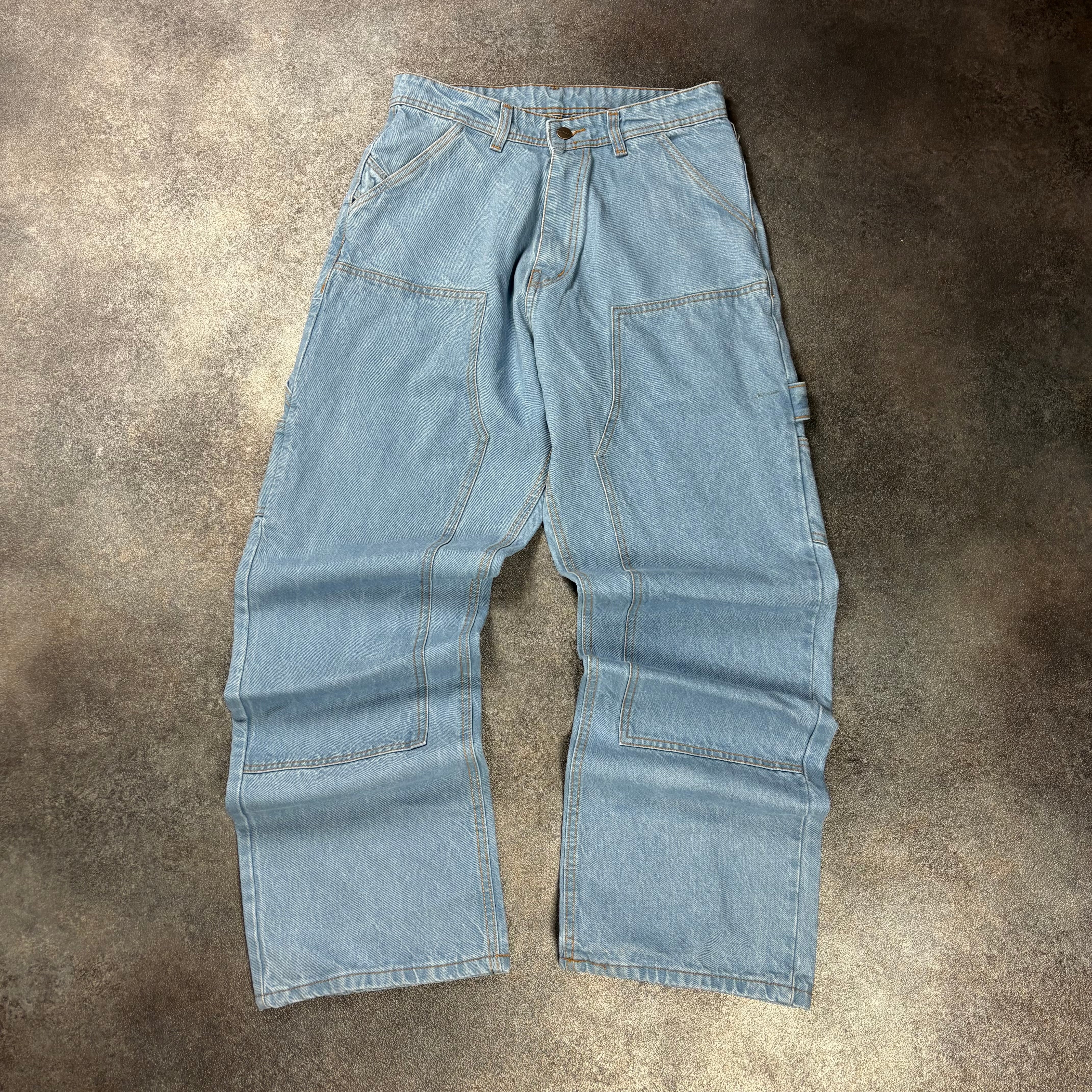 CARHARTT OG DOUBLE KNEE JEANS - LIGHT BLUE