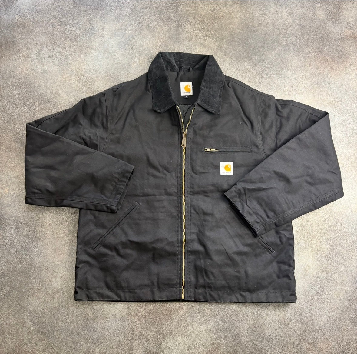 CARHARTT DETROIT JACKET - BLACK