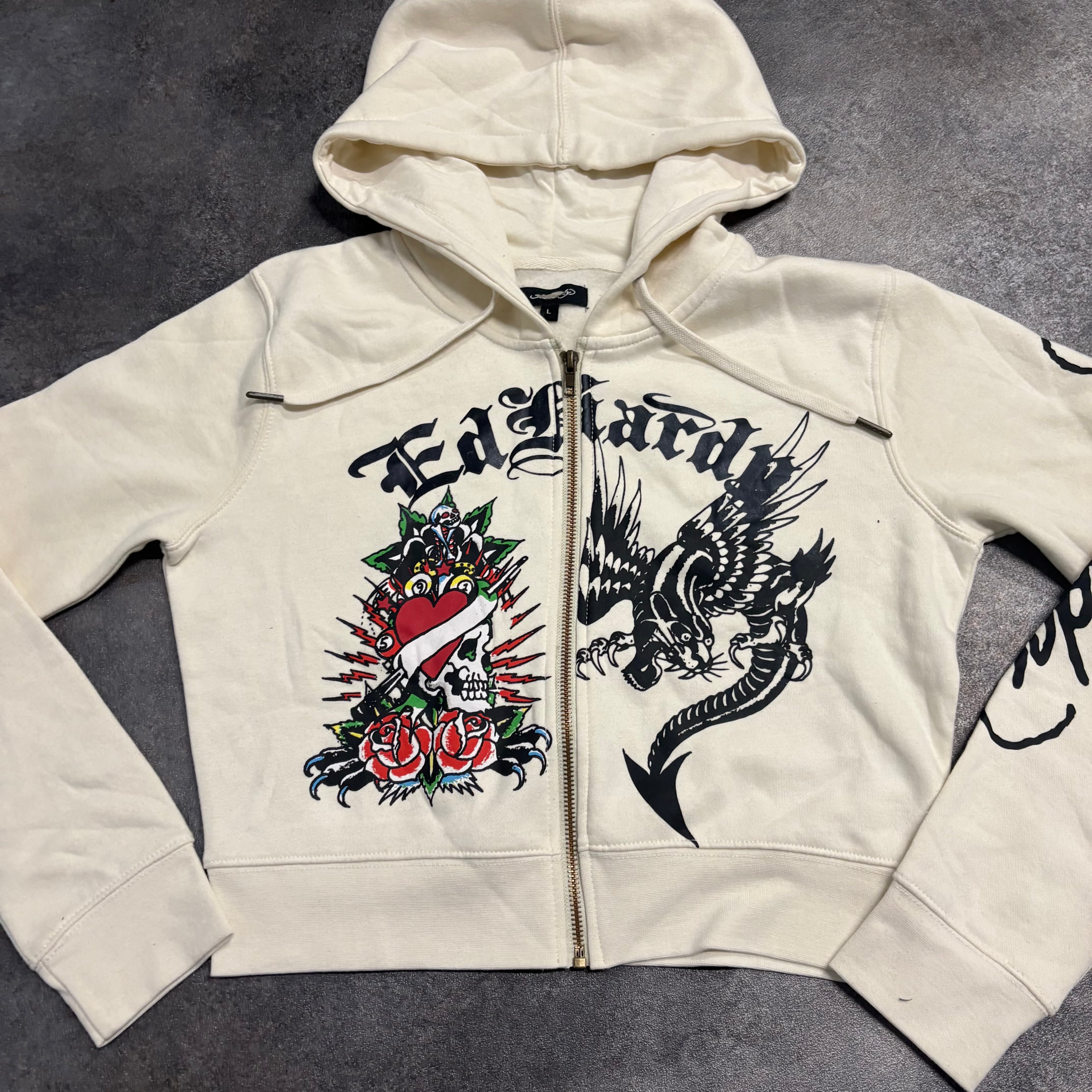 ED HARDY JUMPER - WHITE