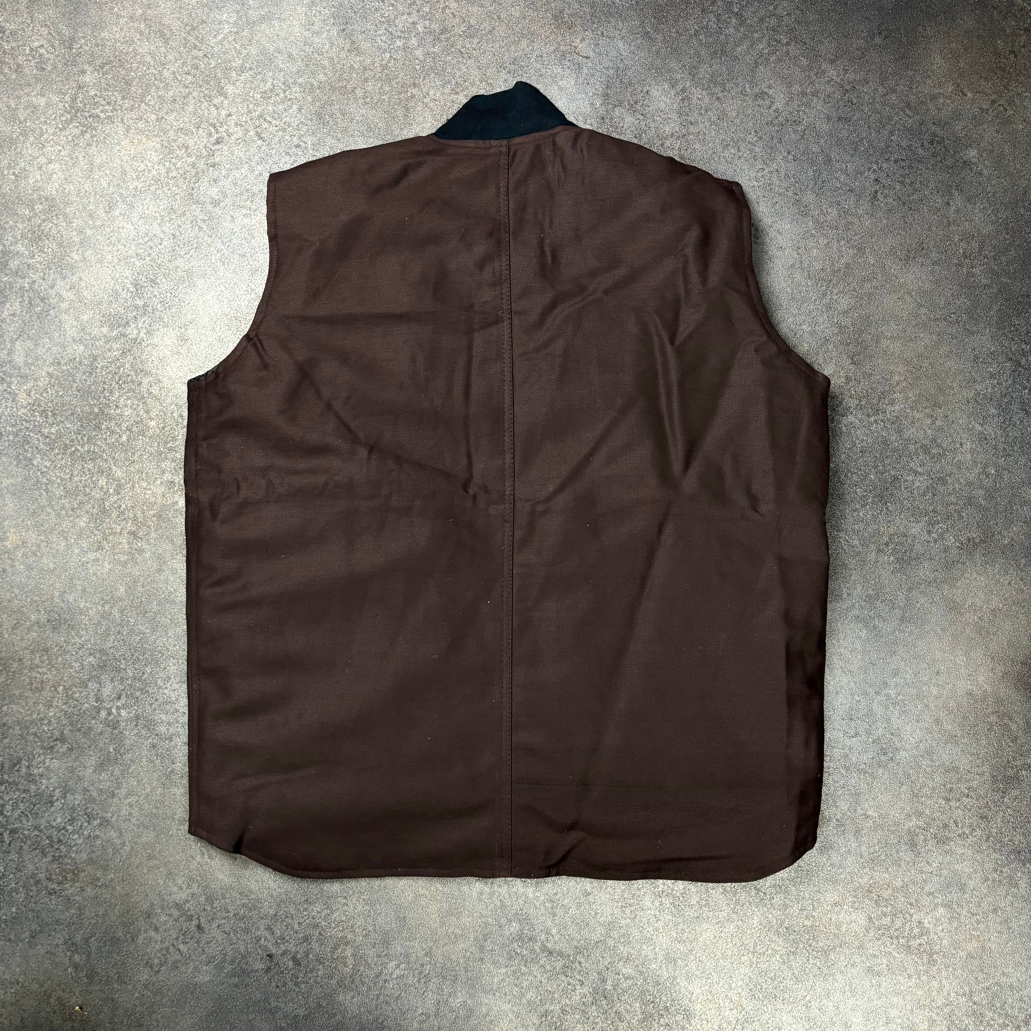 CARHARTT WORKWEAR PADDED GILET - BROWN