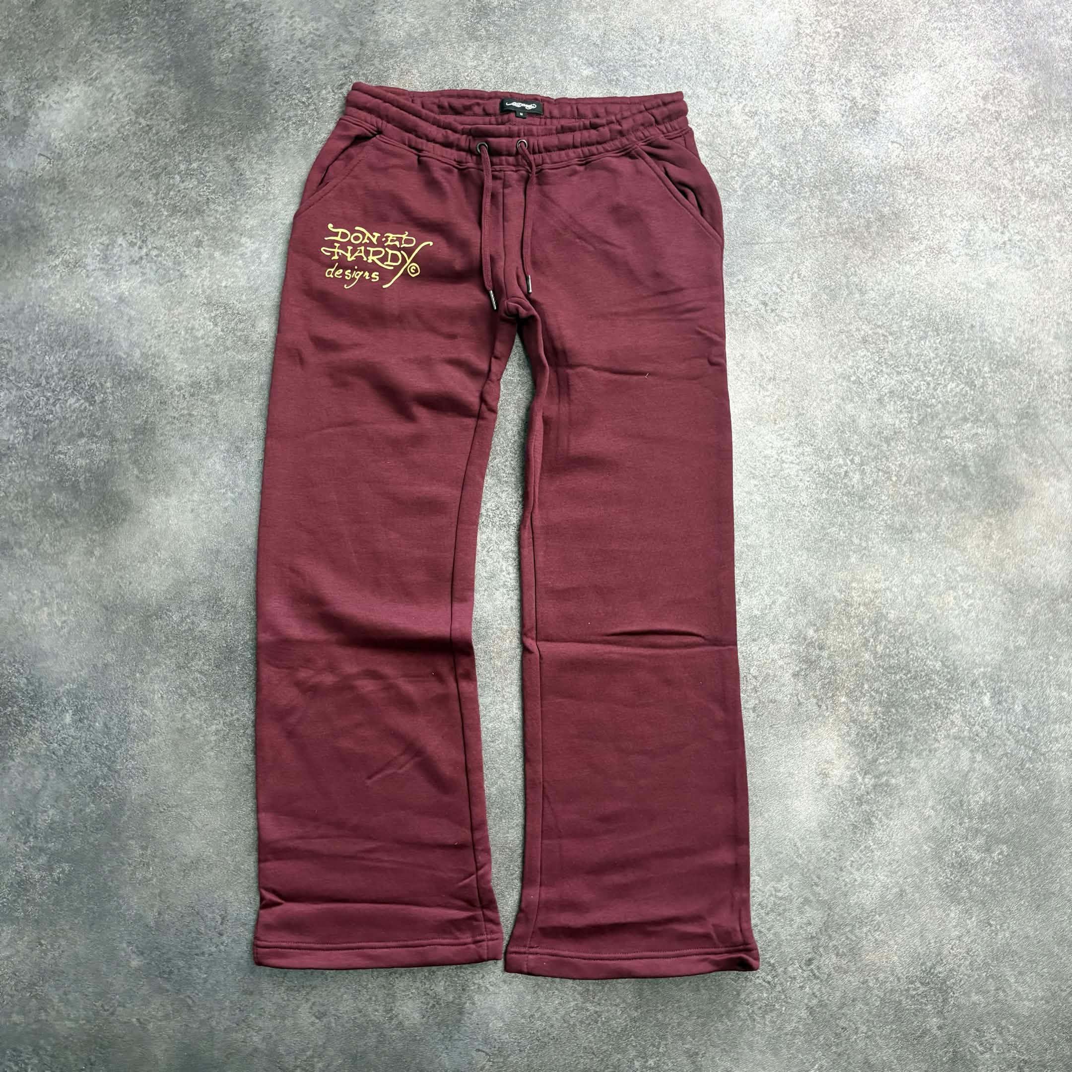 Women's Ed Hardy Tiger Zip-Up Tracksuit – Burgundy