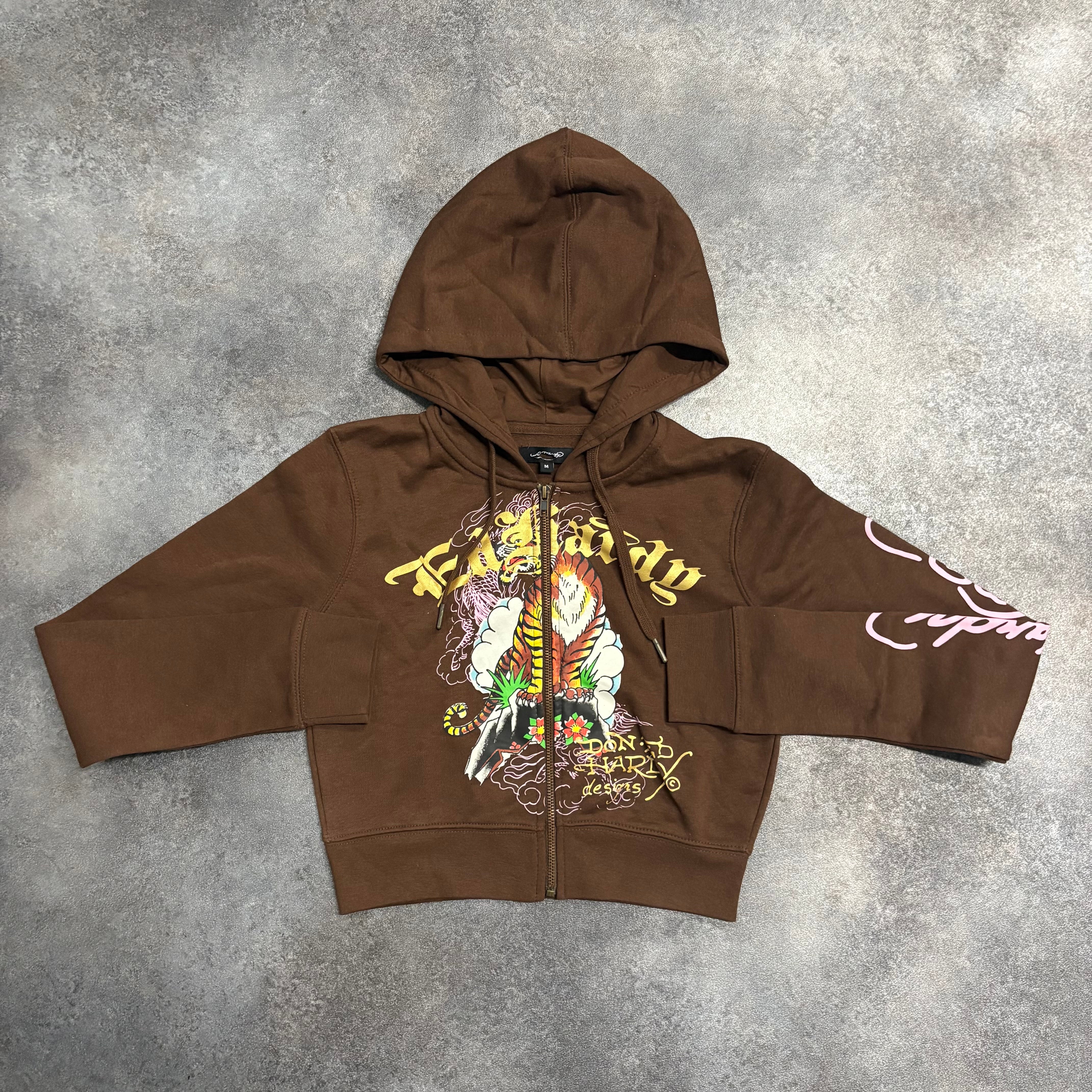 ED HARDY JUMPER - BROWN