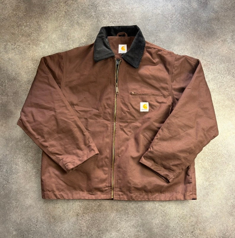 CARHARTT DETROIT JACKET - BROWN