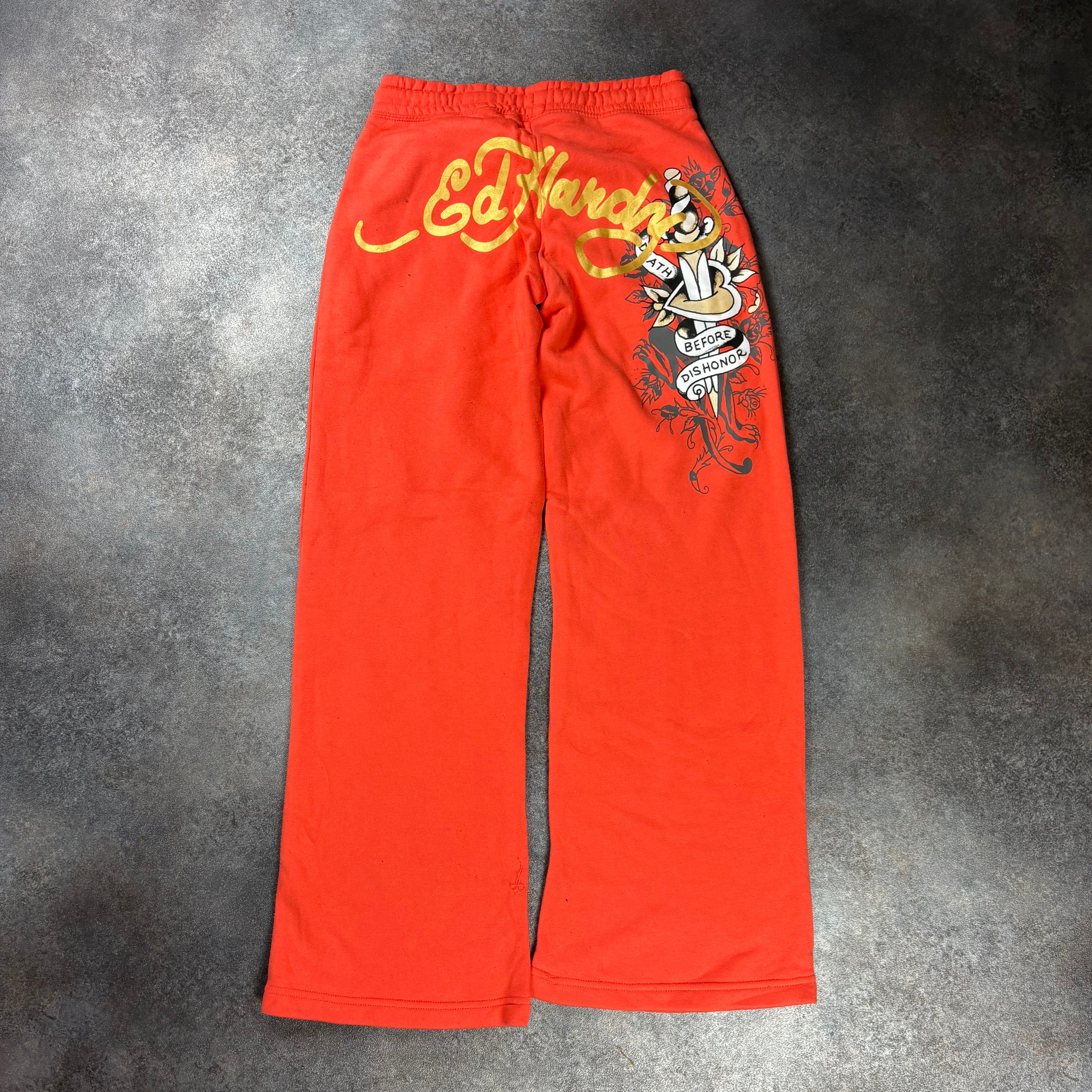 ED HARDY TRACKSUIT - ORANGE