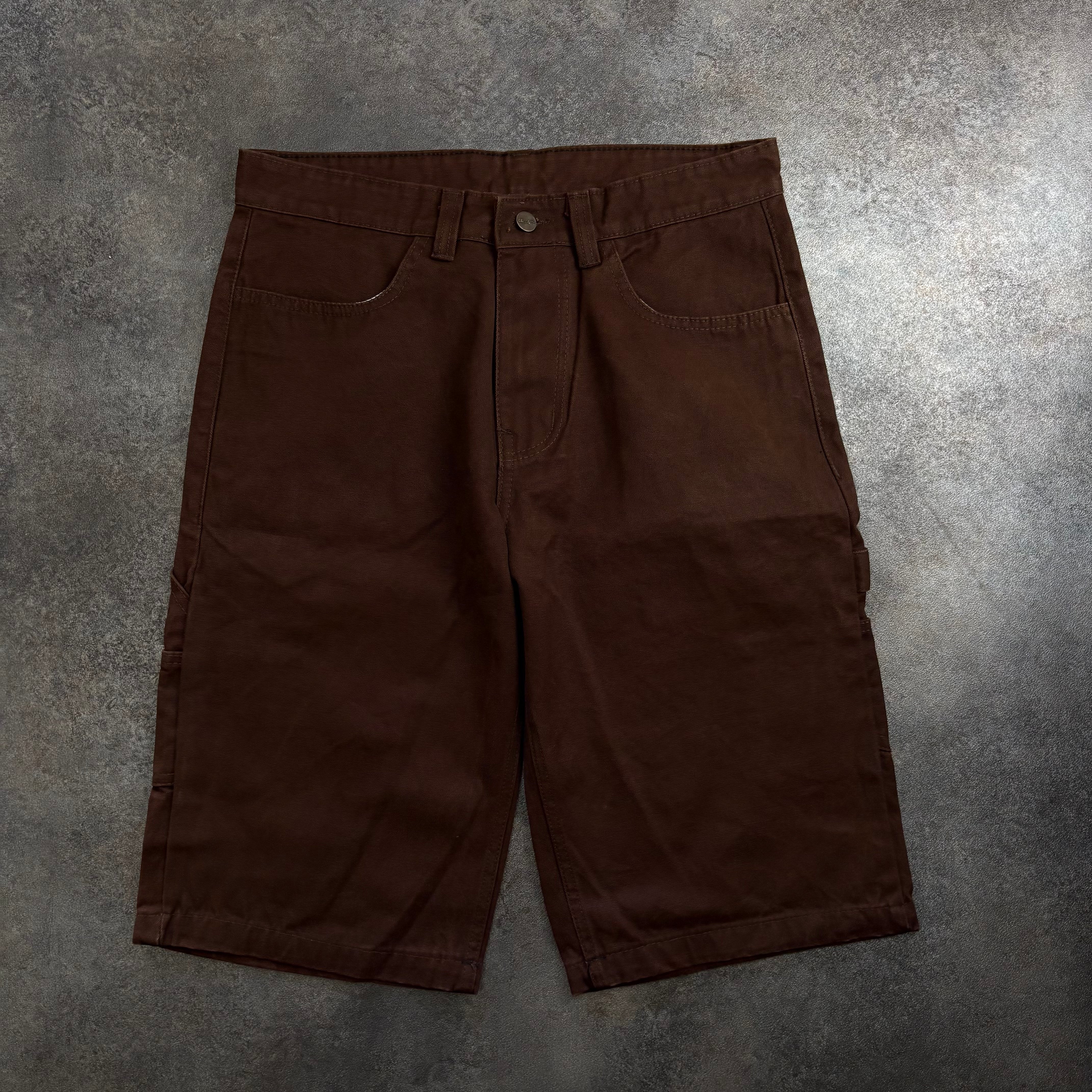 Carhartt Rugged Duck Canvas Carpenter Shorts - Brown