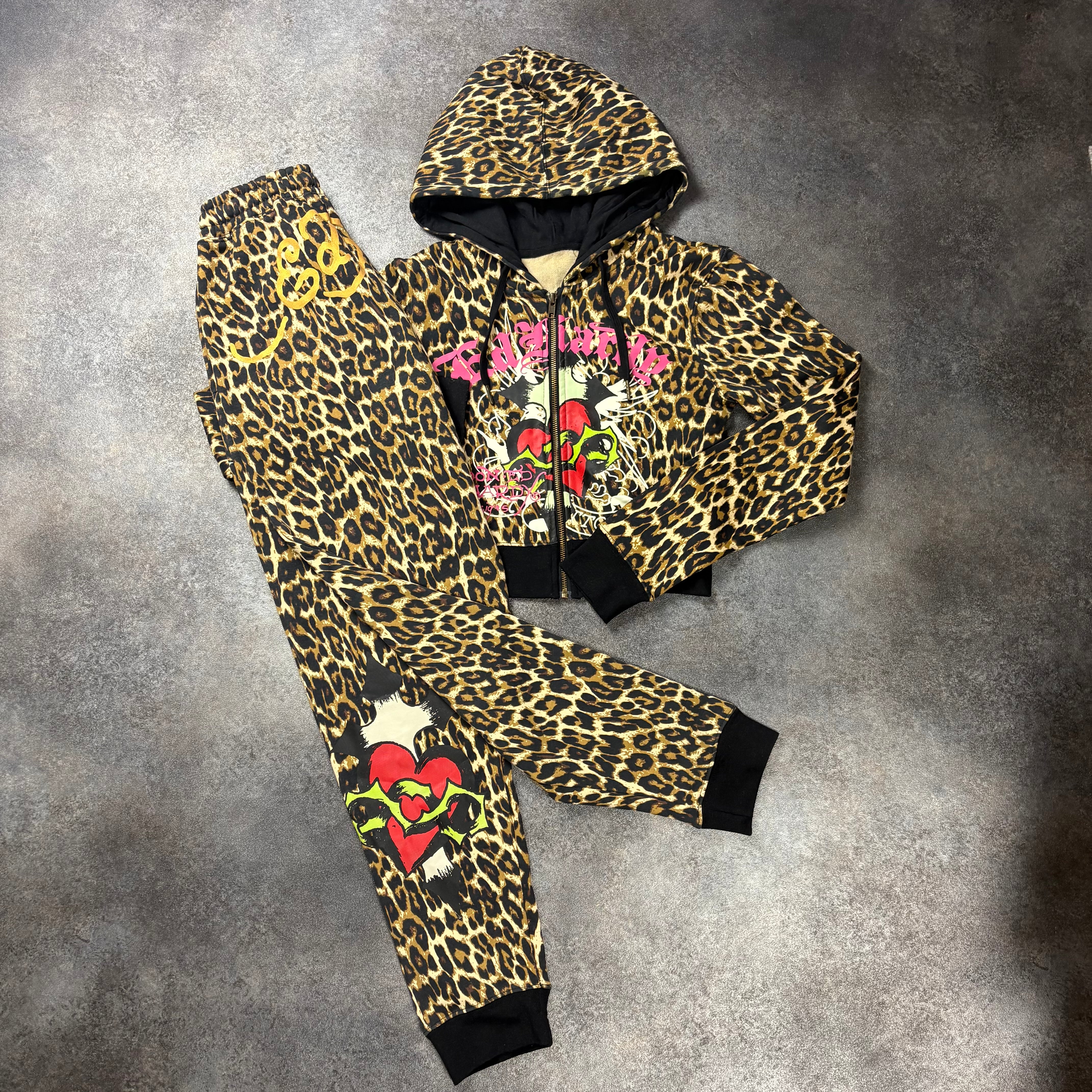 ED HARDY TRACKSUIT - CHEETAH PRINT