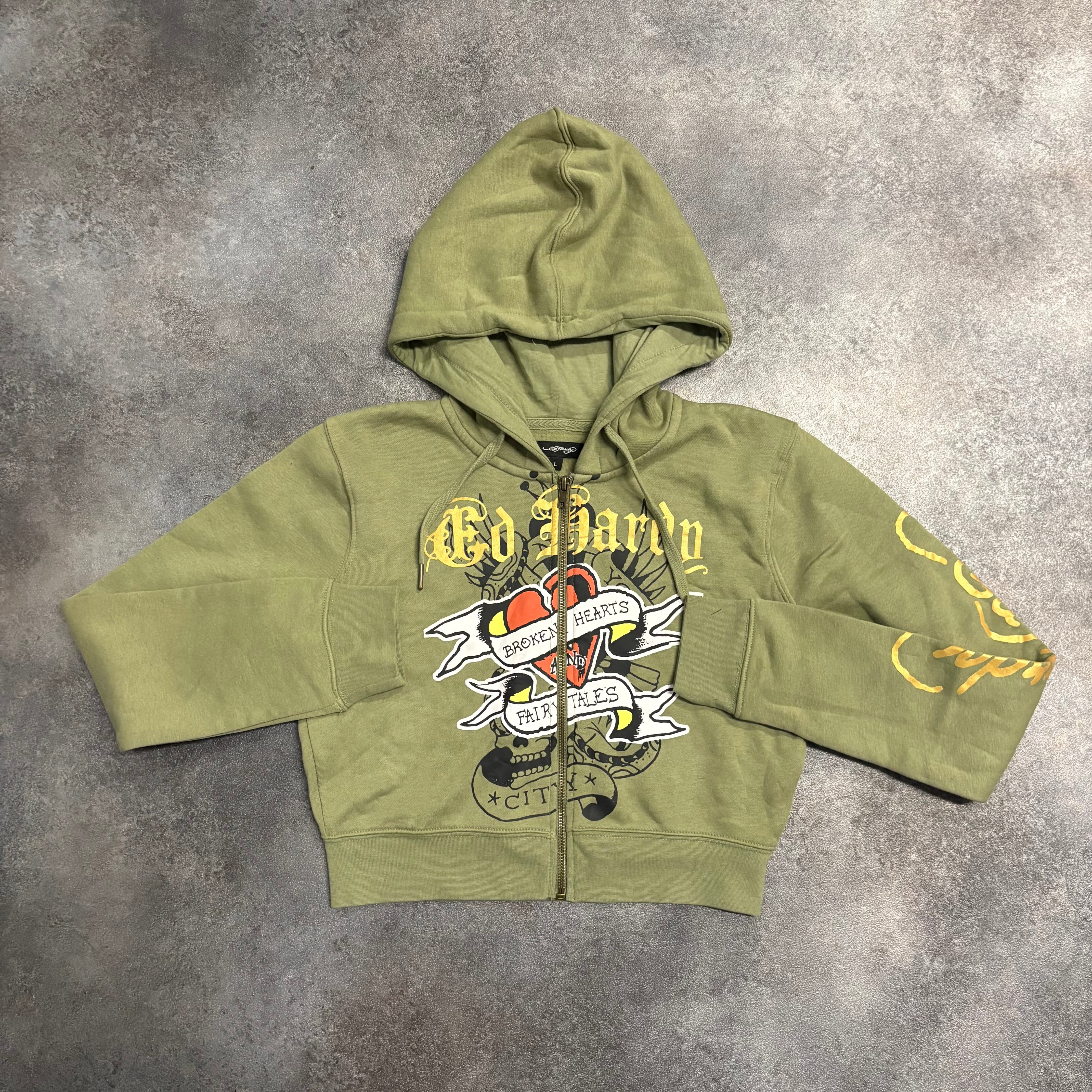 ED HARDY JUMPER - GREEN