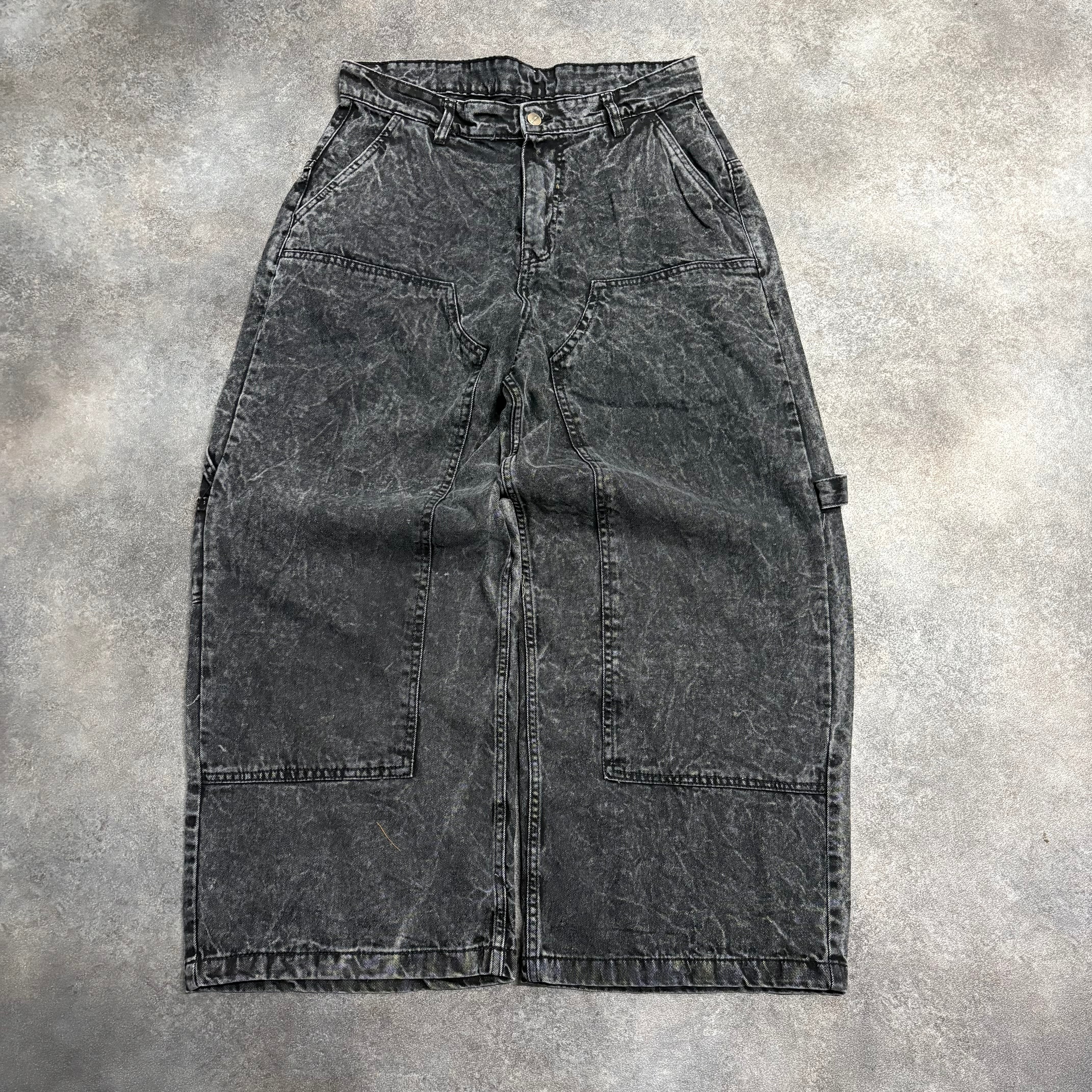 CARHARTT OG BAGGY DOUBLE KNEE JEANS - GREY