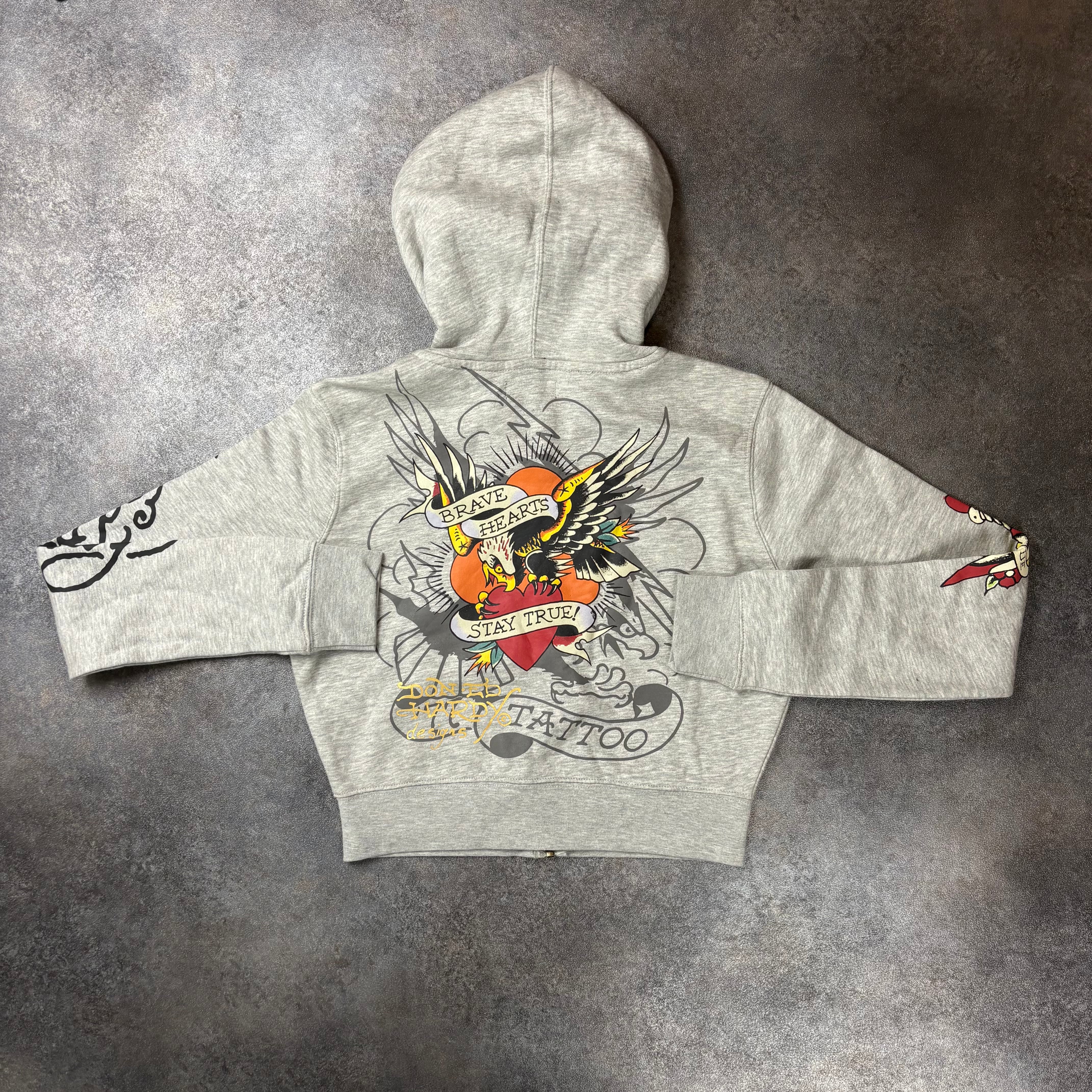 ED HARDY TRACKSUIT - GREY