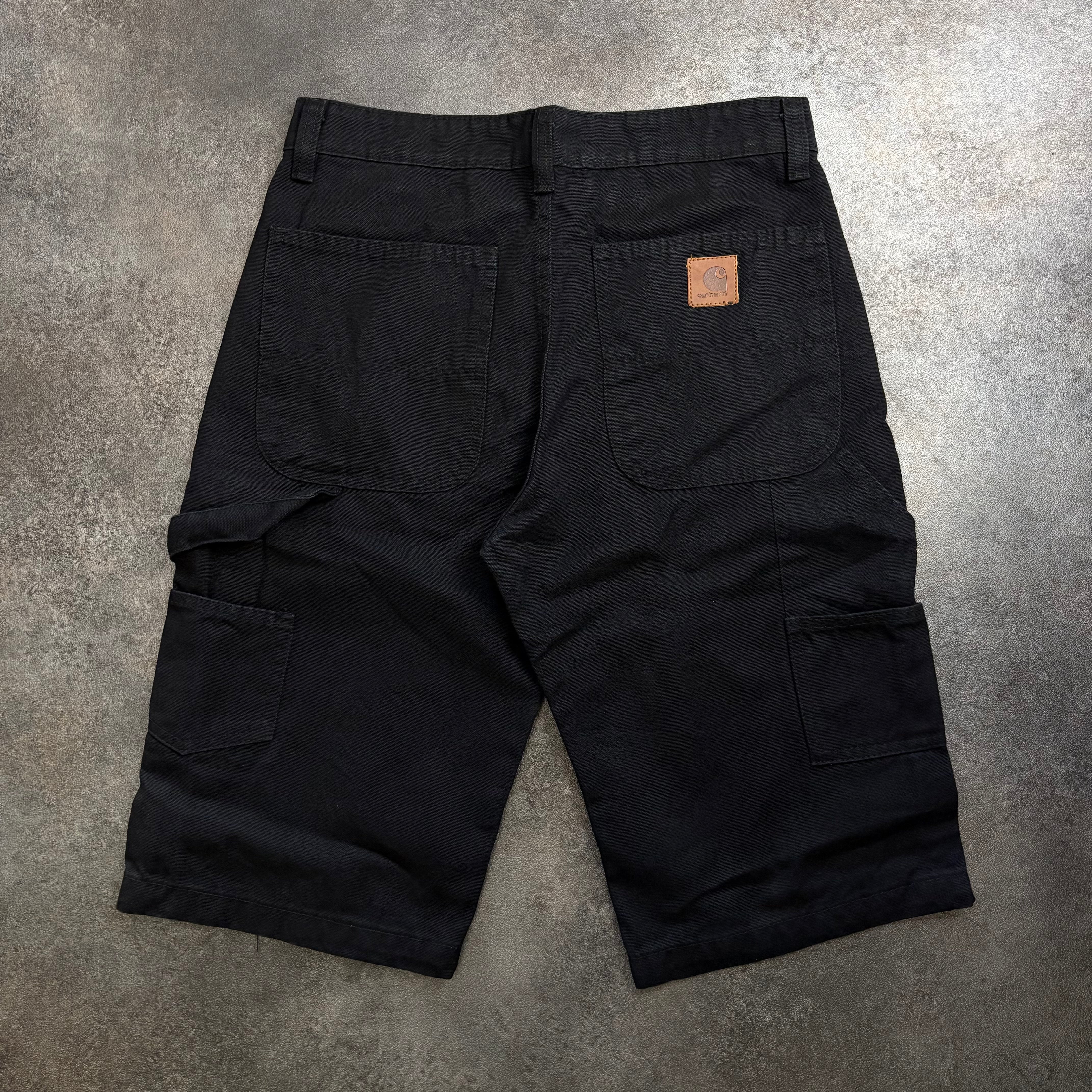 Carhartt Rugged Duck Canvas Carpenter Shorts - Black