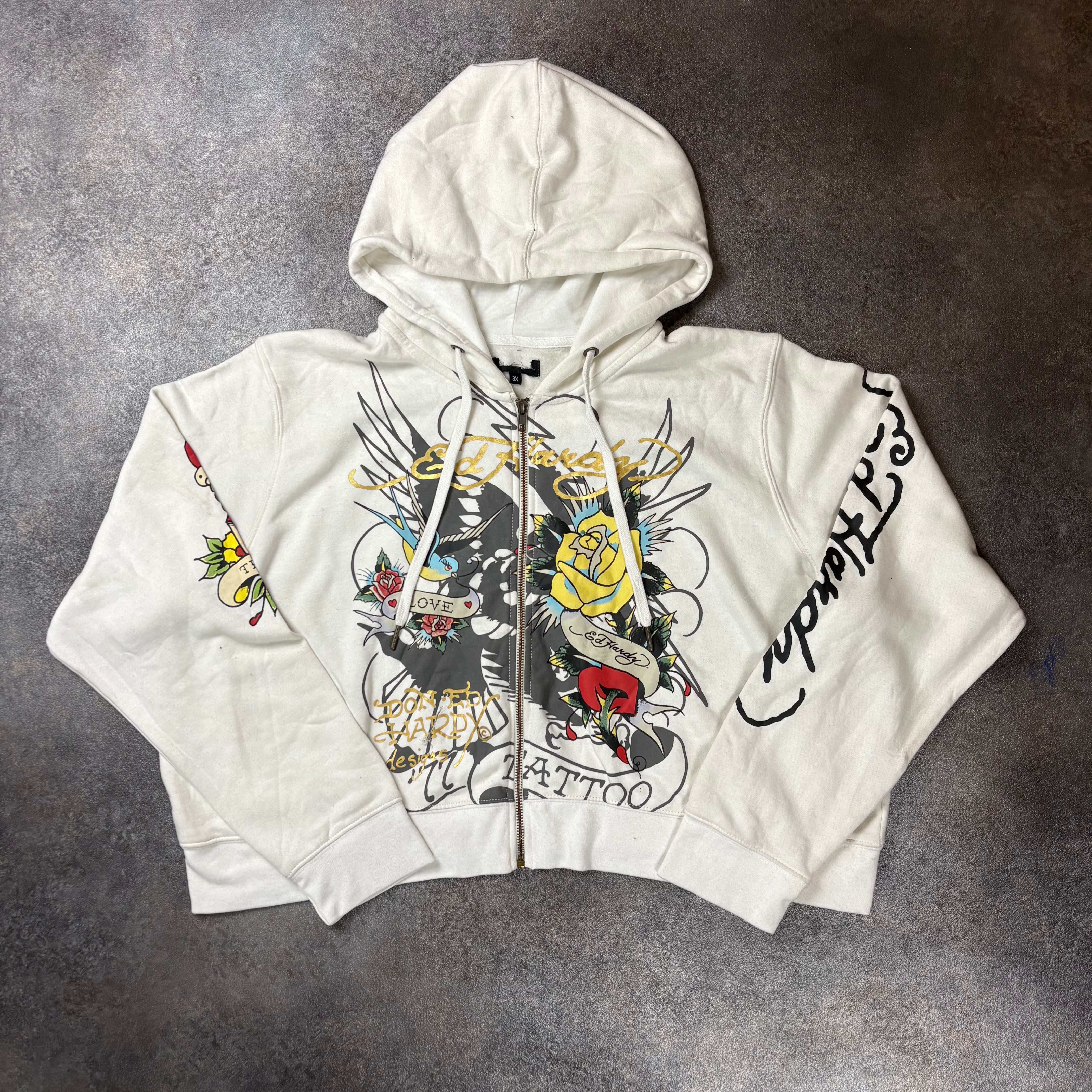 ED HARDY TRACKSUIT - WHITE
