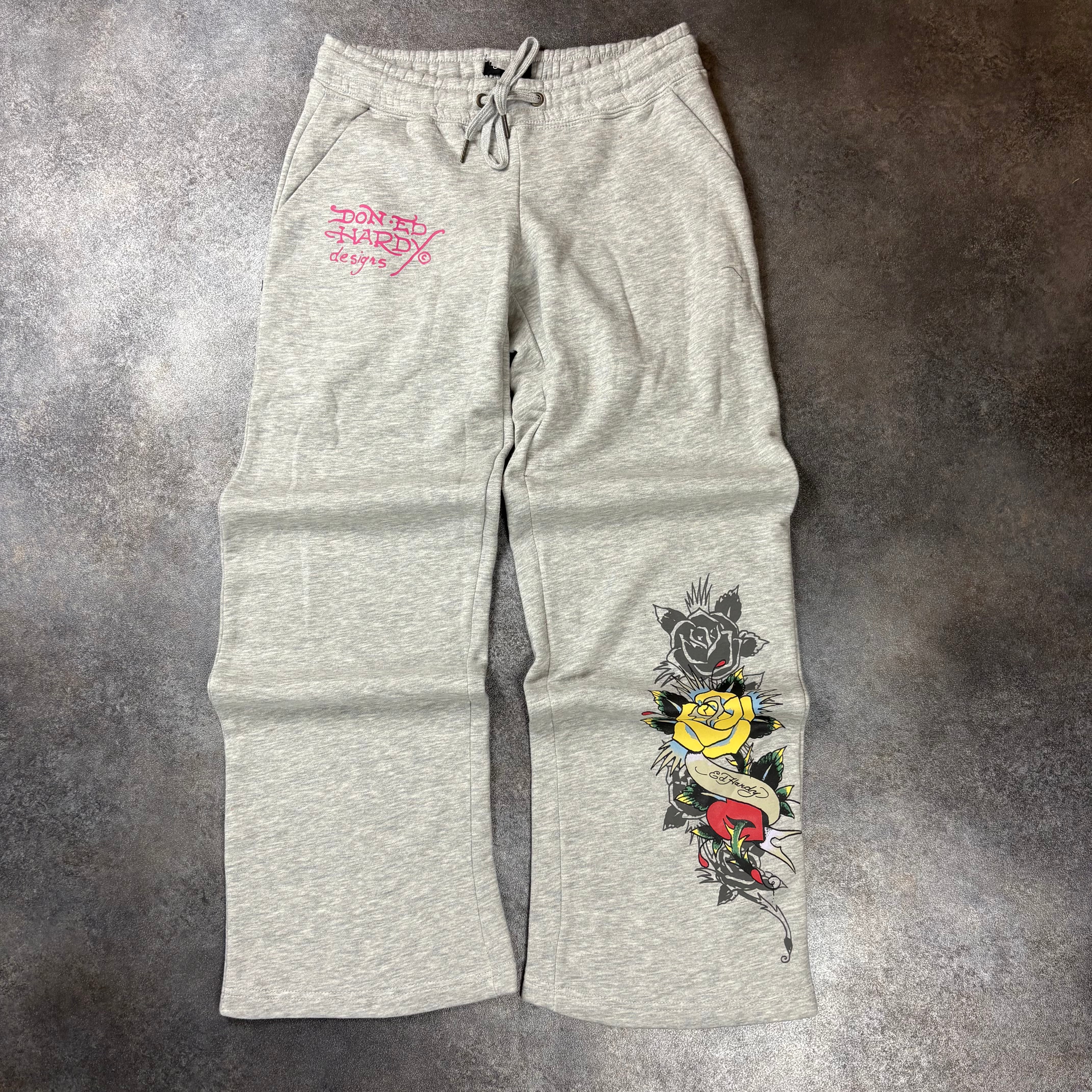 ED HARDY TRACKSUIT - GREY