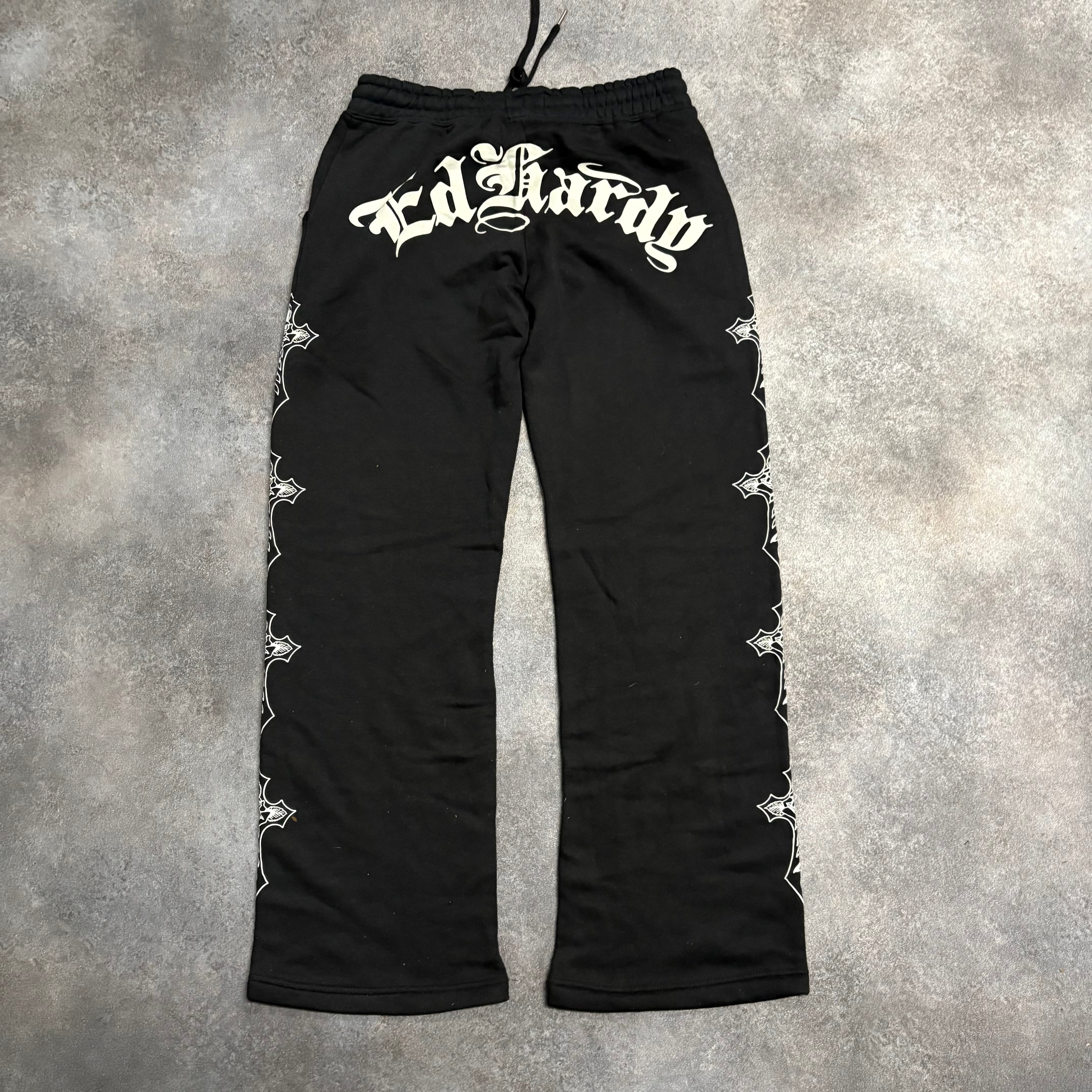 ED HARDY TRACKSUIT - BLACK/WHITE