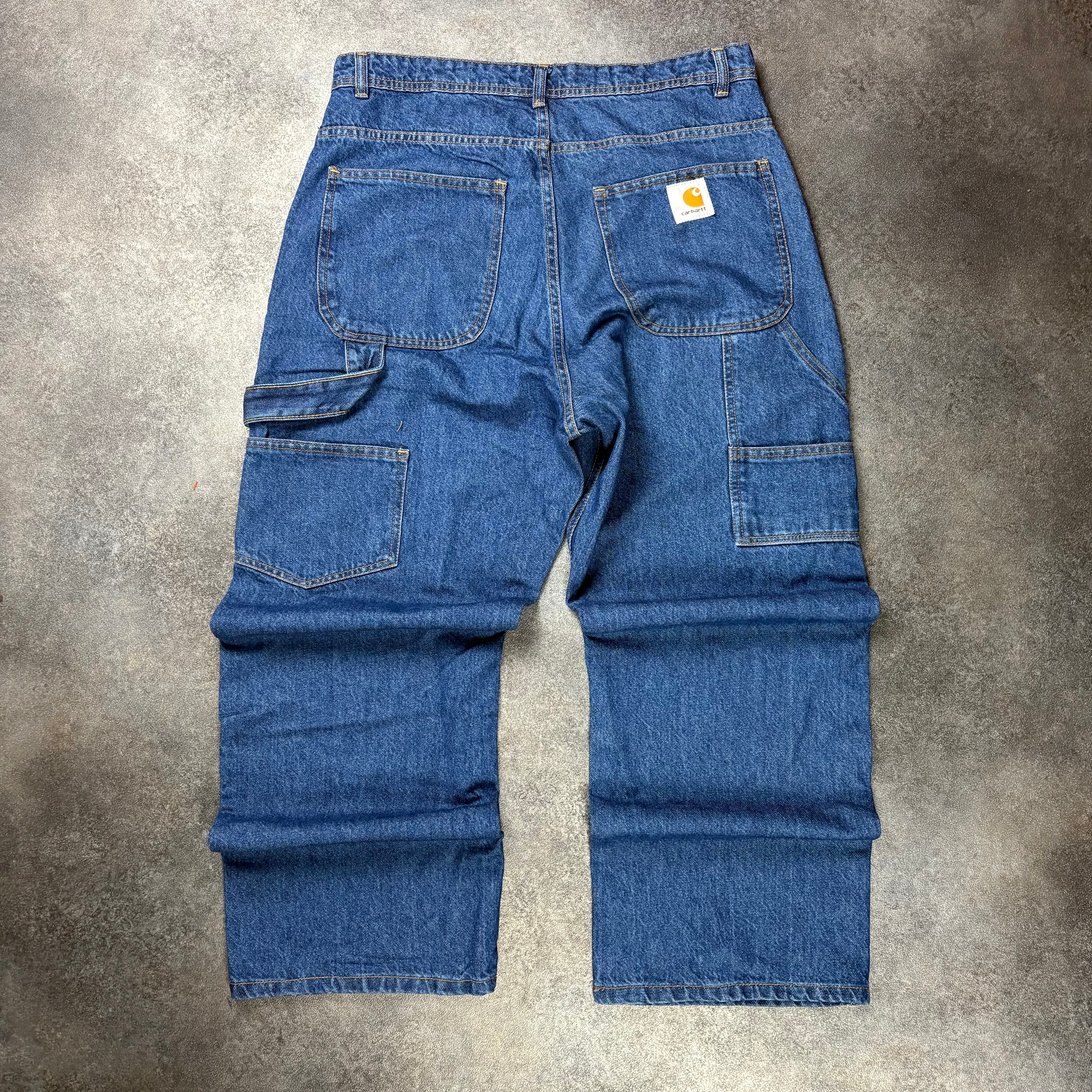 CARHARTT OG SINGLE KNEE JEANS - BLUE