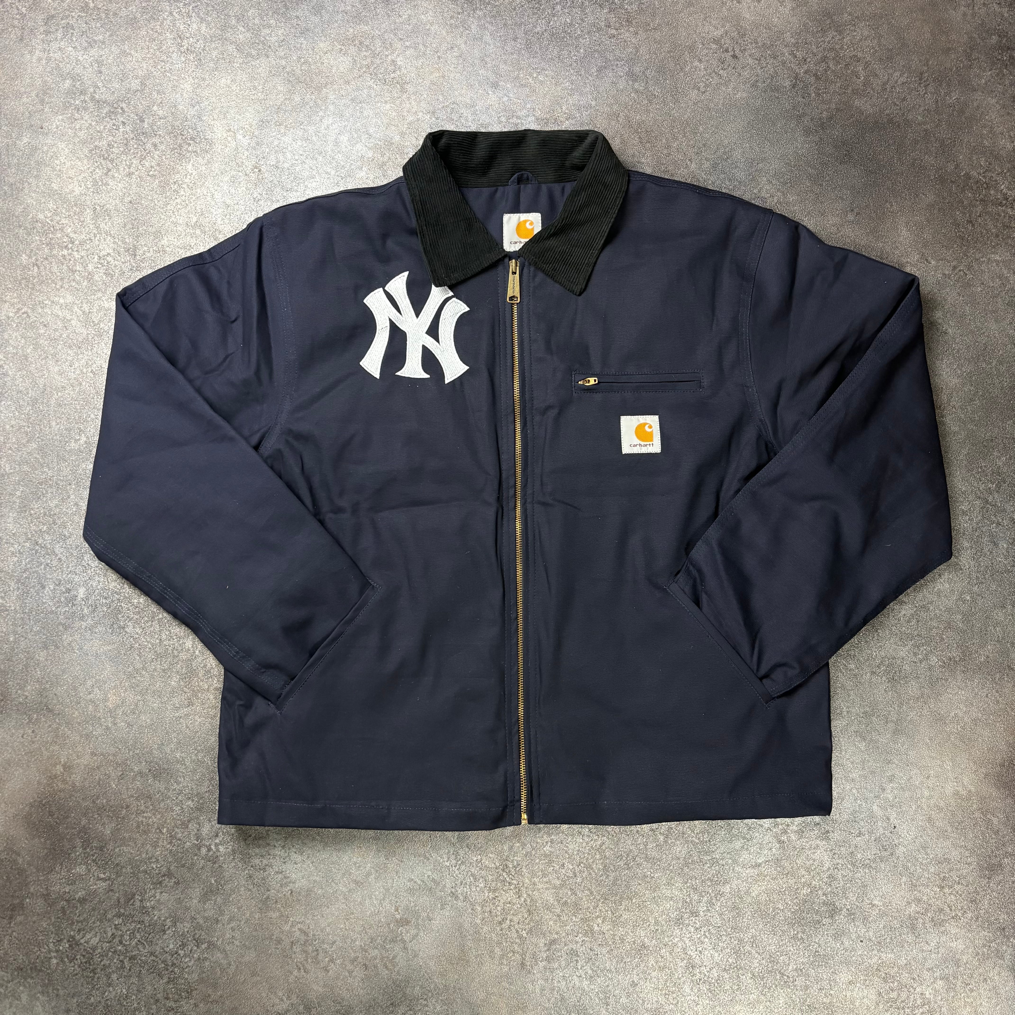 CARHARTT NY DETROIT JACKET - NAVY