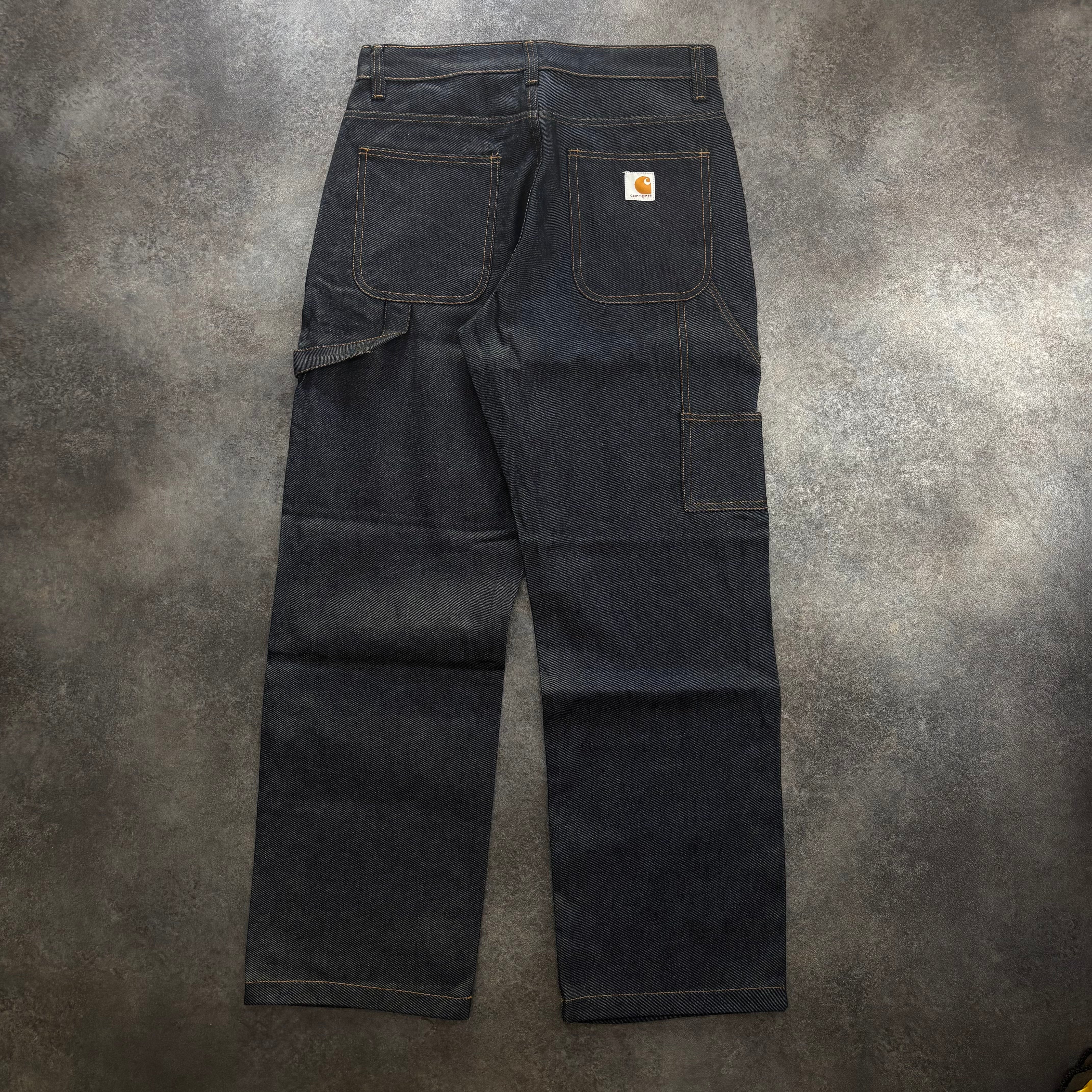 Carhartt Raw Denim Carpenter Jeans – Dark Navy