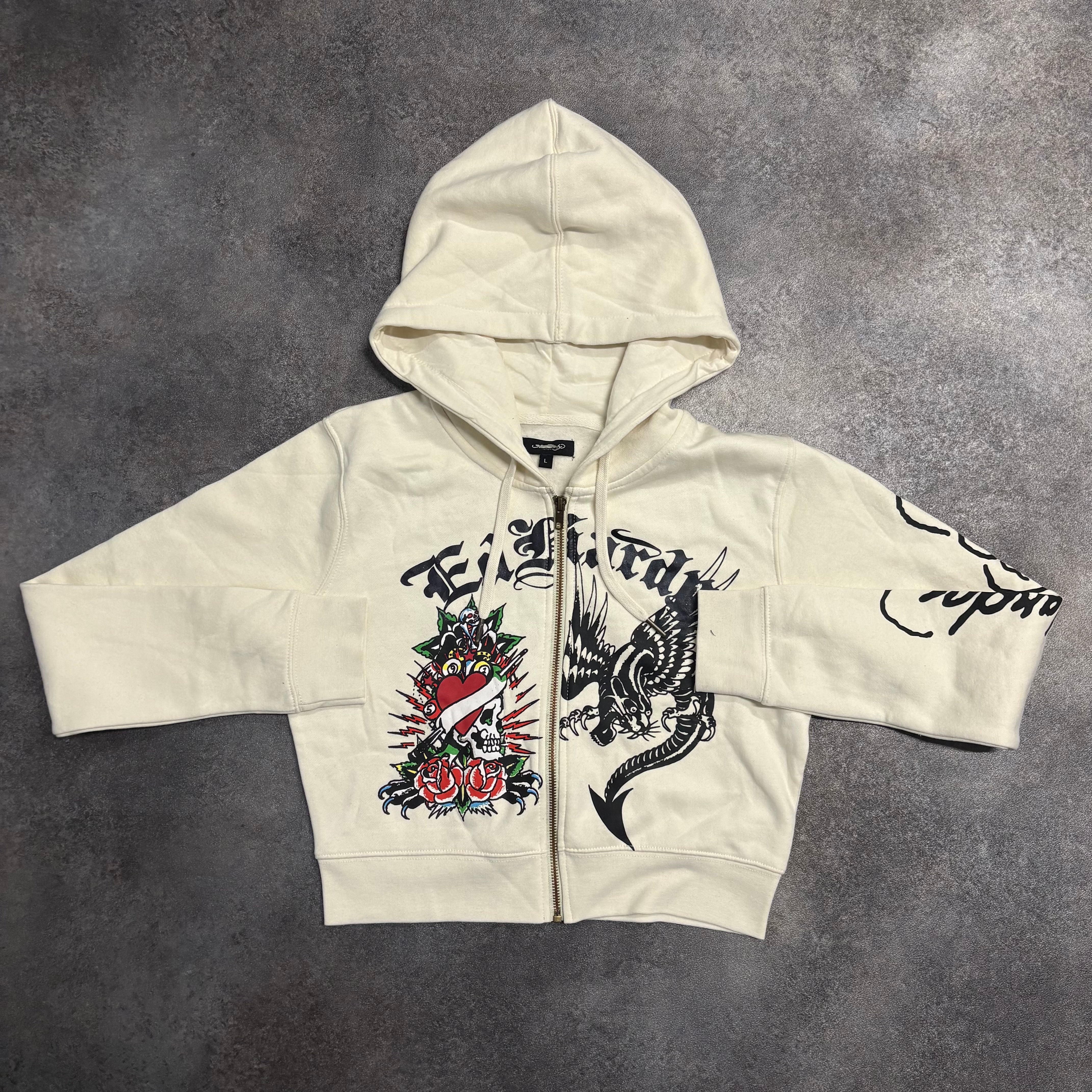 ED HARDY JUMPER - WHITE