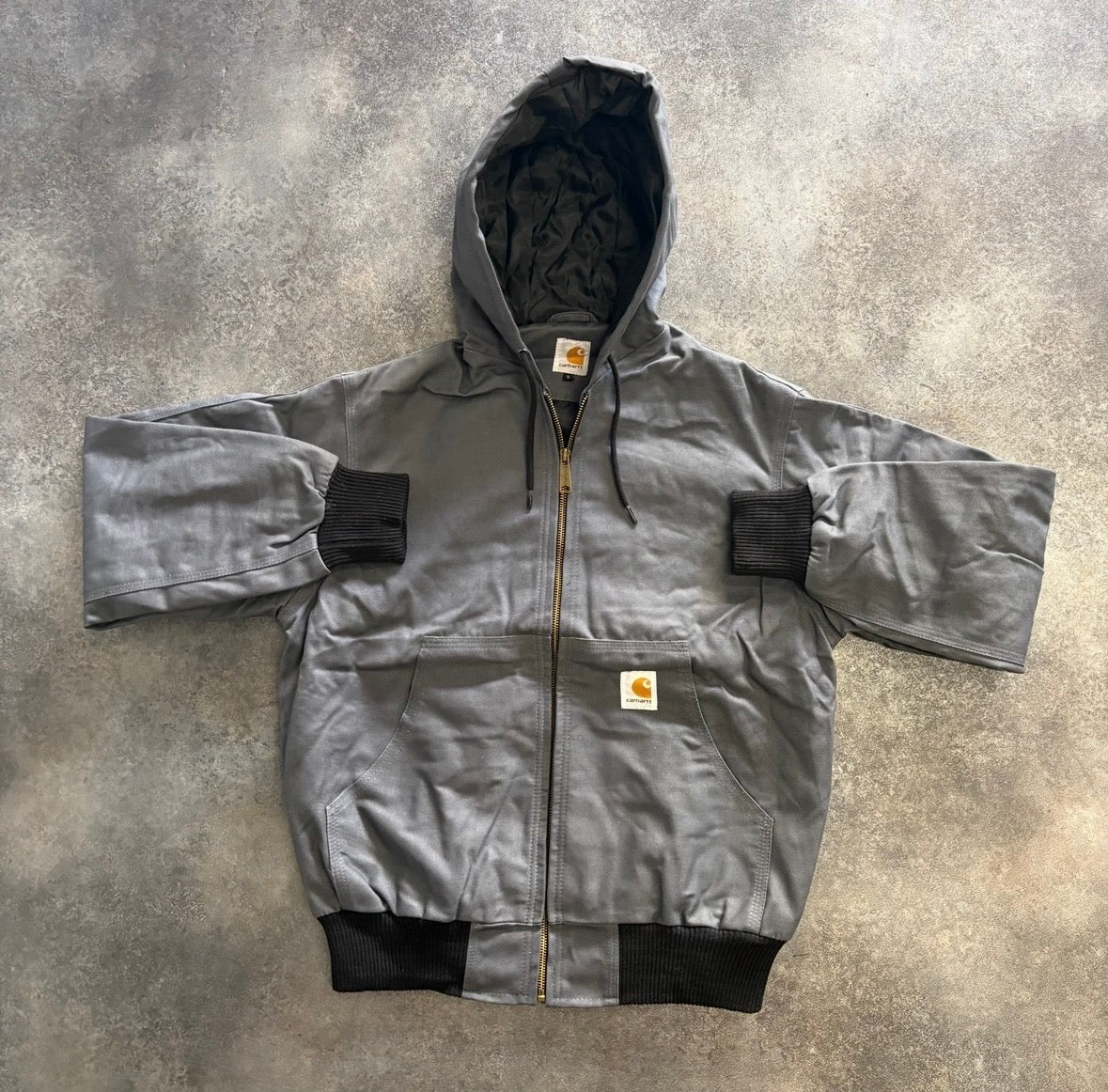CARHARTT ACTIVE HOODED JACKET - GREY