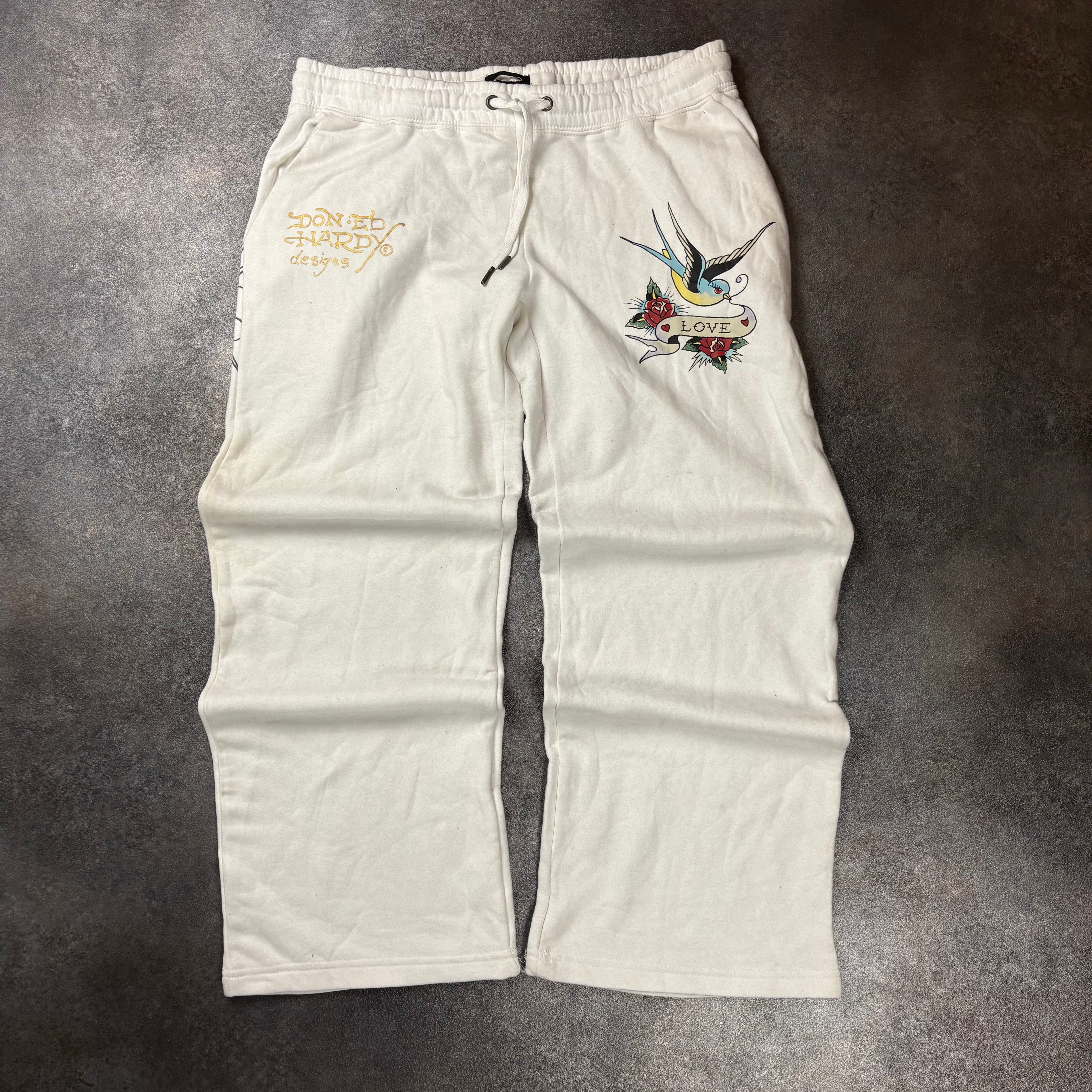 ED HARDY TRACKSUIT - WHITE