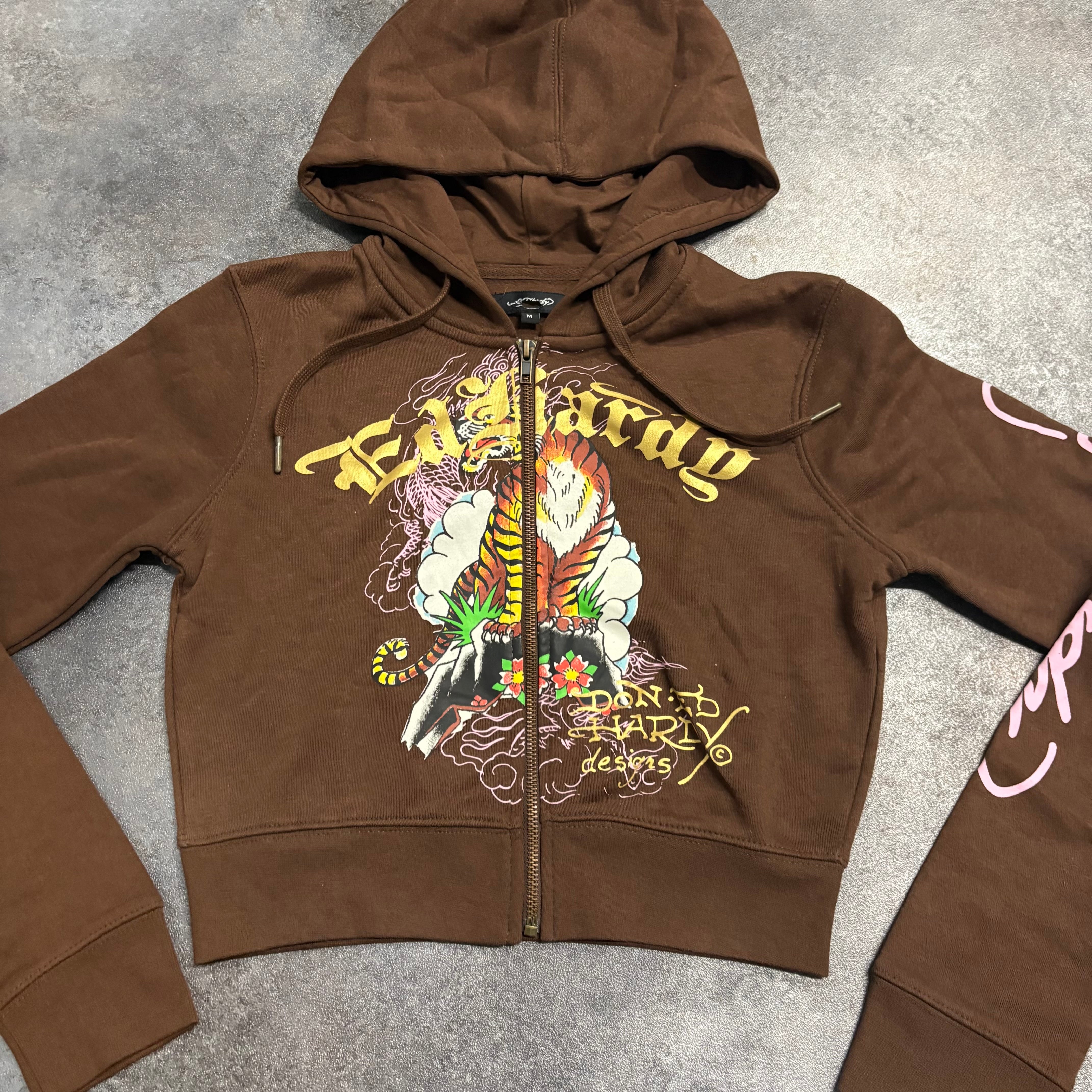 ED HARDY JUMPER - BROWN