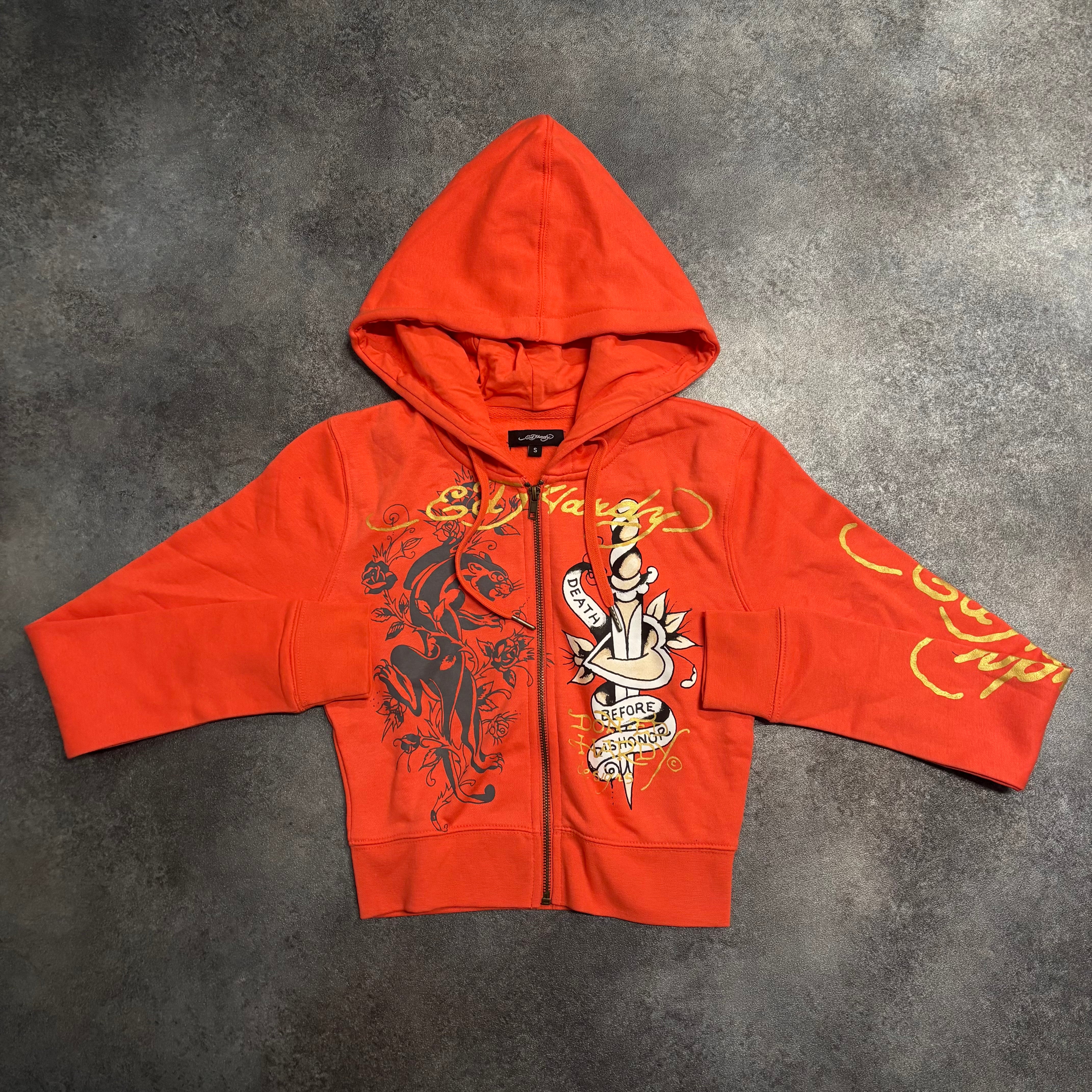 ED HARDY JUMPER - ORANGE