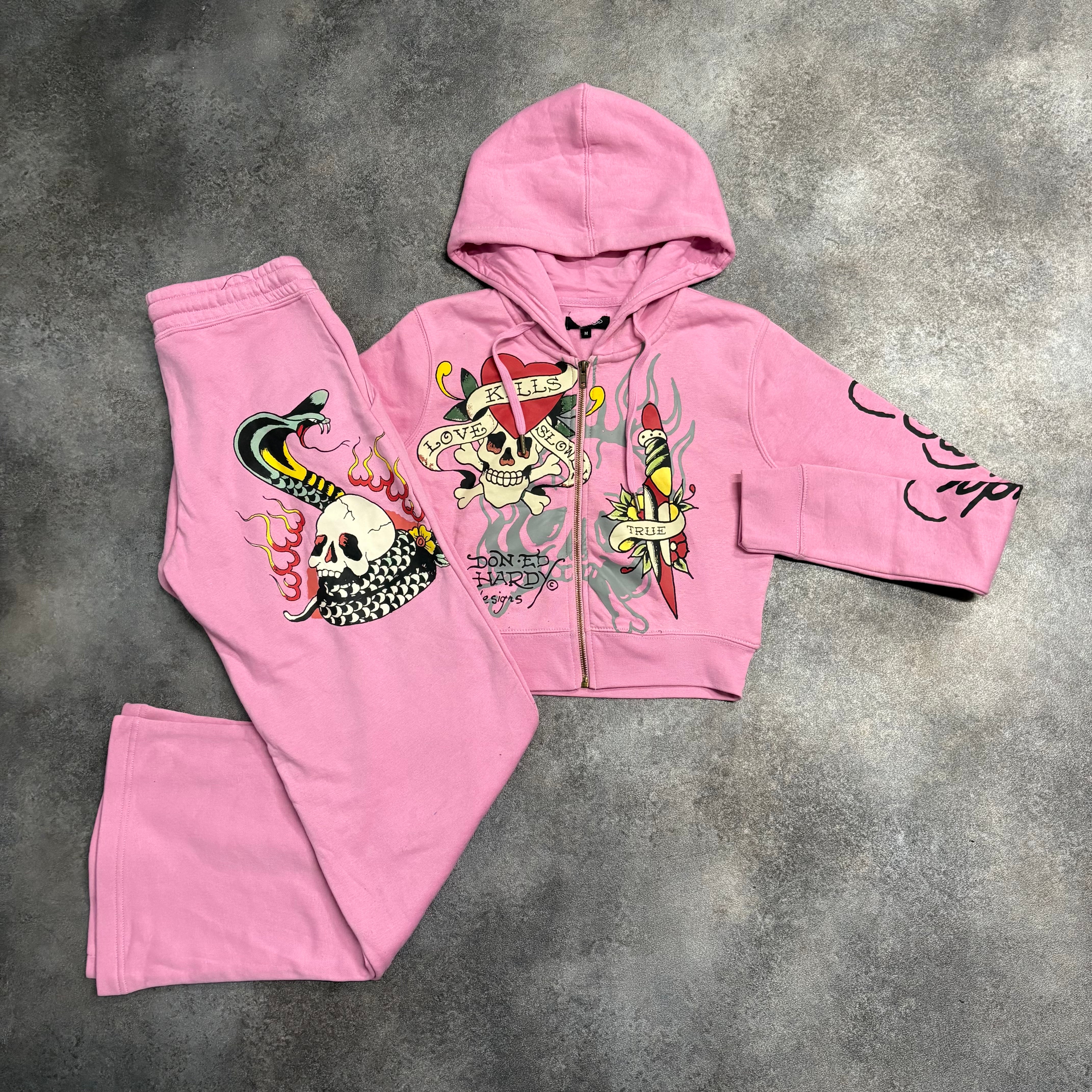 ED HARDY TRACKSUIT - PINK