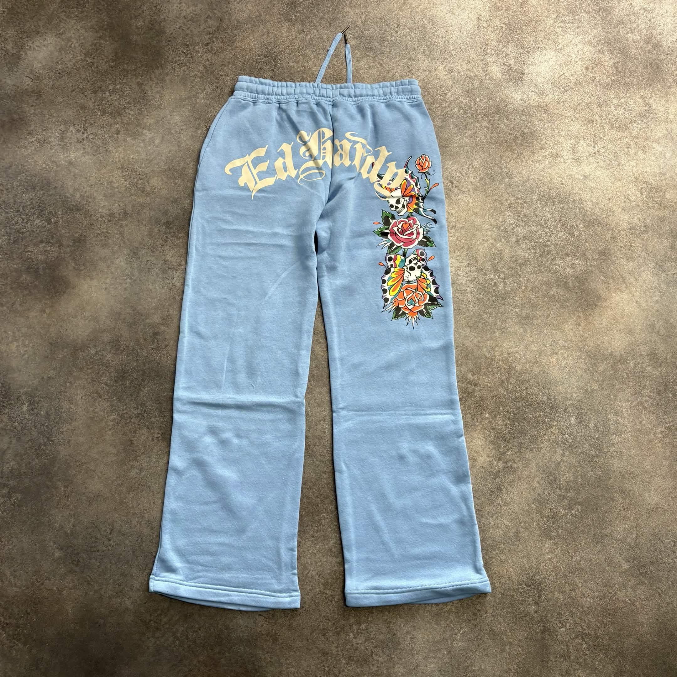 Women's Ed Hardy Skull & Rose Zip-Up Tracksuit – Powder Blue