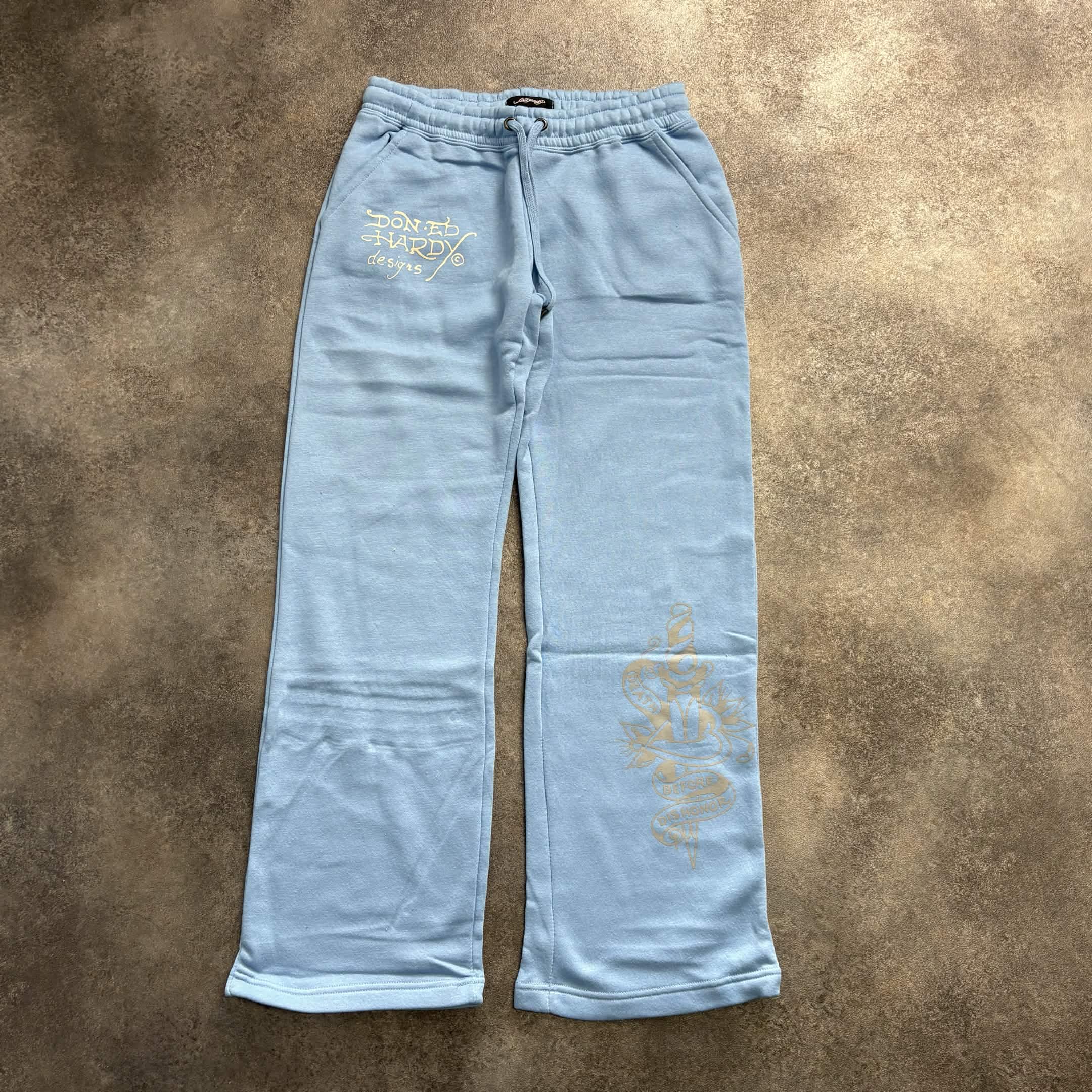 Women's Ed Hardy Skull & Rose Zip-Up Tracksuit – Powder Blue